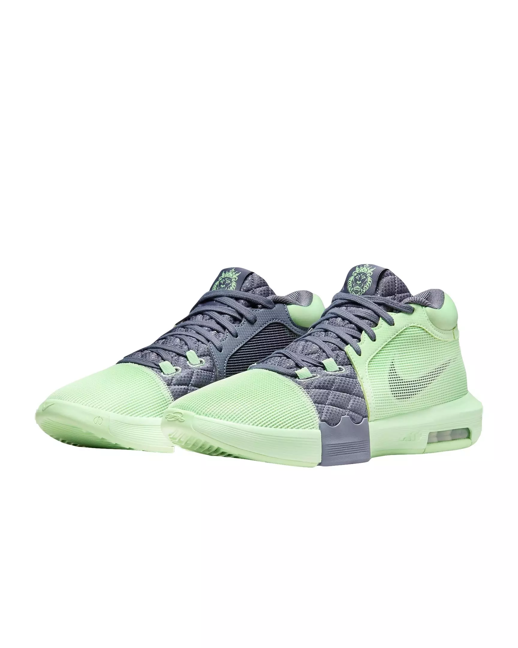 Nike LeBron Witness 8 "Vapor Green/White/Light Carbon" Men's Basketball Shoe - GREEN/WHITE/LT CARBON