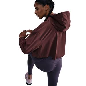 Nike Women's One Repel Oversized Hooded Woven Jacket -Burgundy