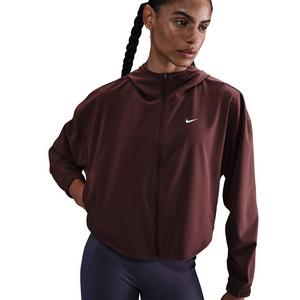 Nike Women's One Repel Oversized Hooded Woven Jacket -Burgundy