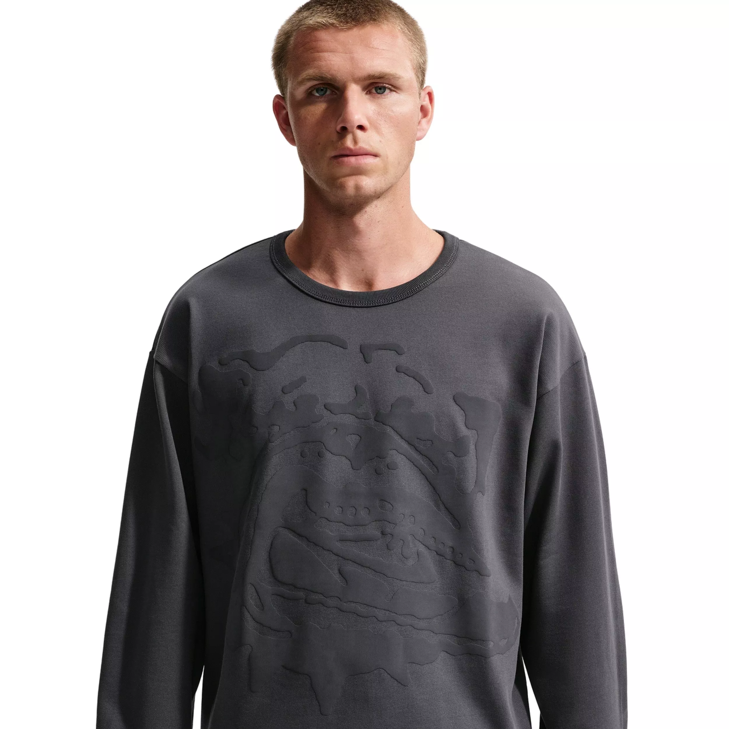 Nike Men's Life Midweight Crew - GREY