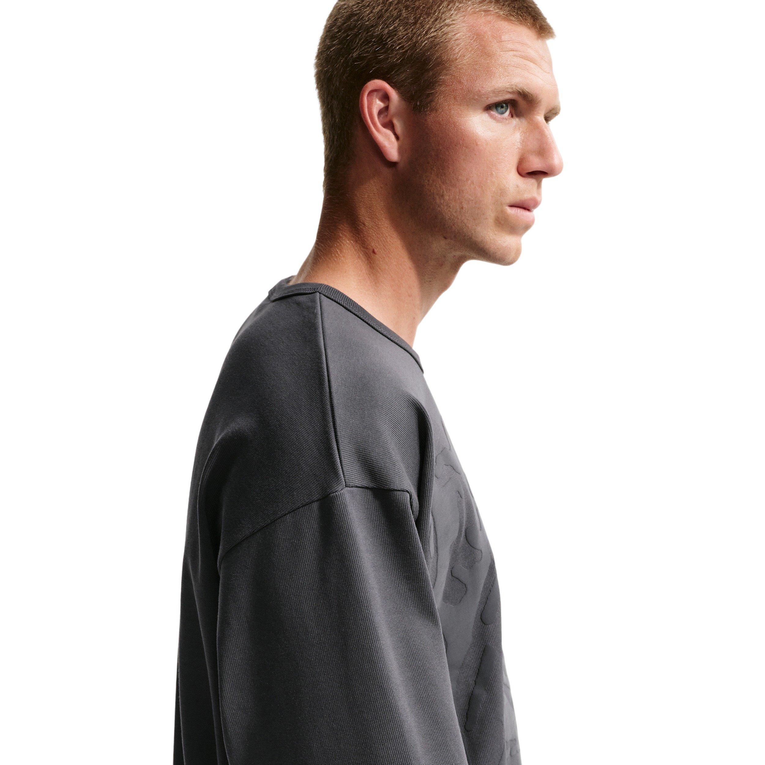 Nike Men's Life Midweight Crew - GREY Thumbnail View 2