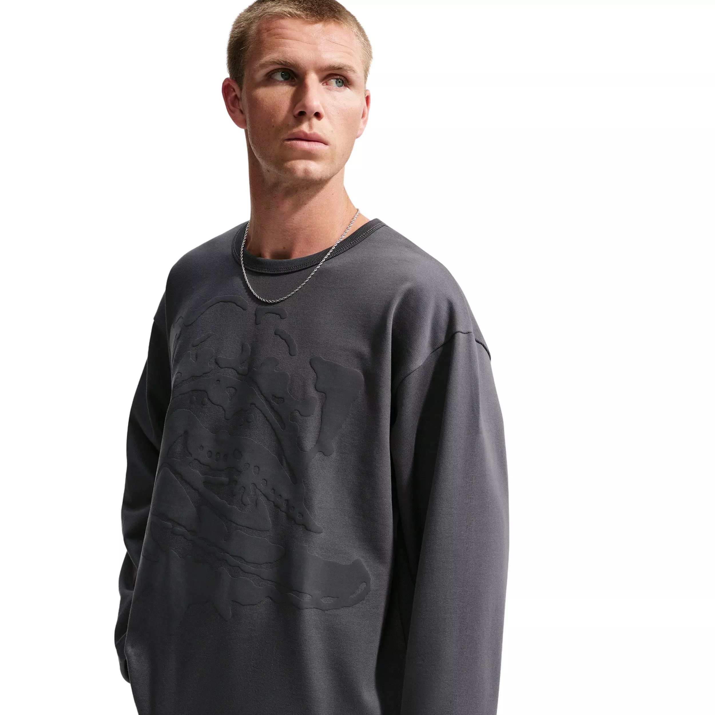 Nike Men's Life Midweight Crew - GREY
