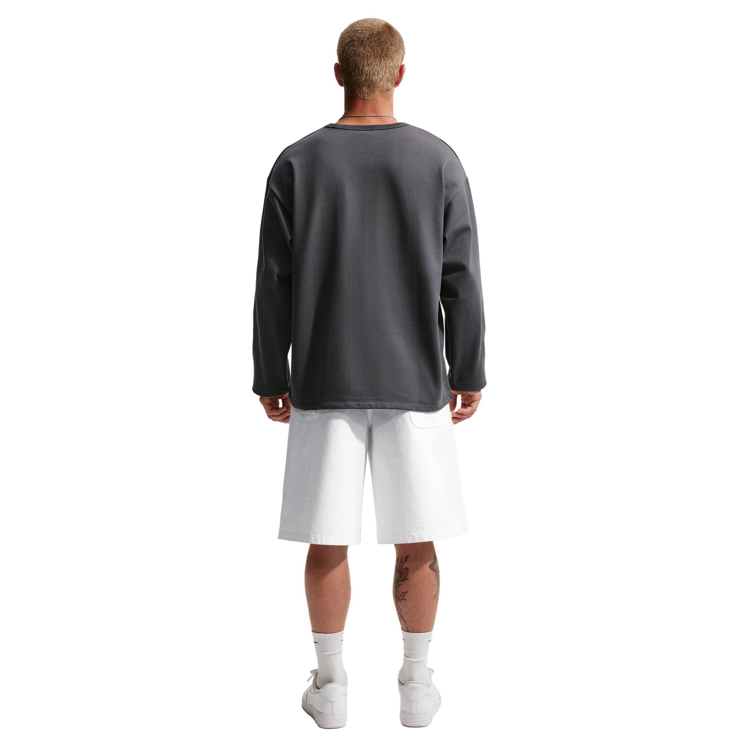Nike Men's Life Midweight Crew - GREY Thumbnail View 5
