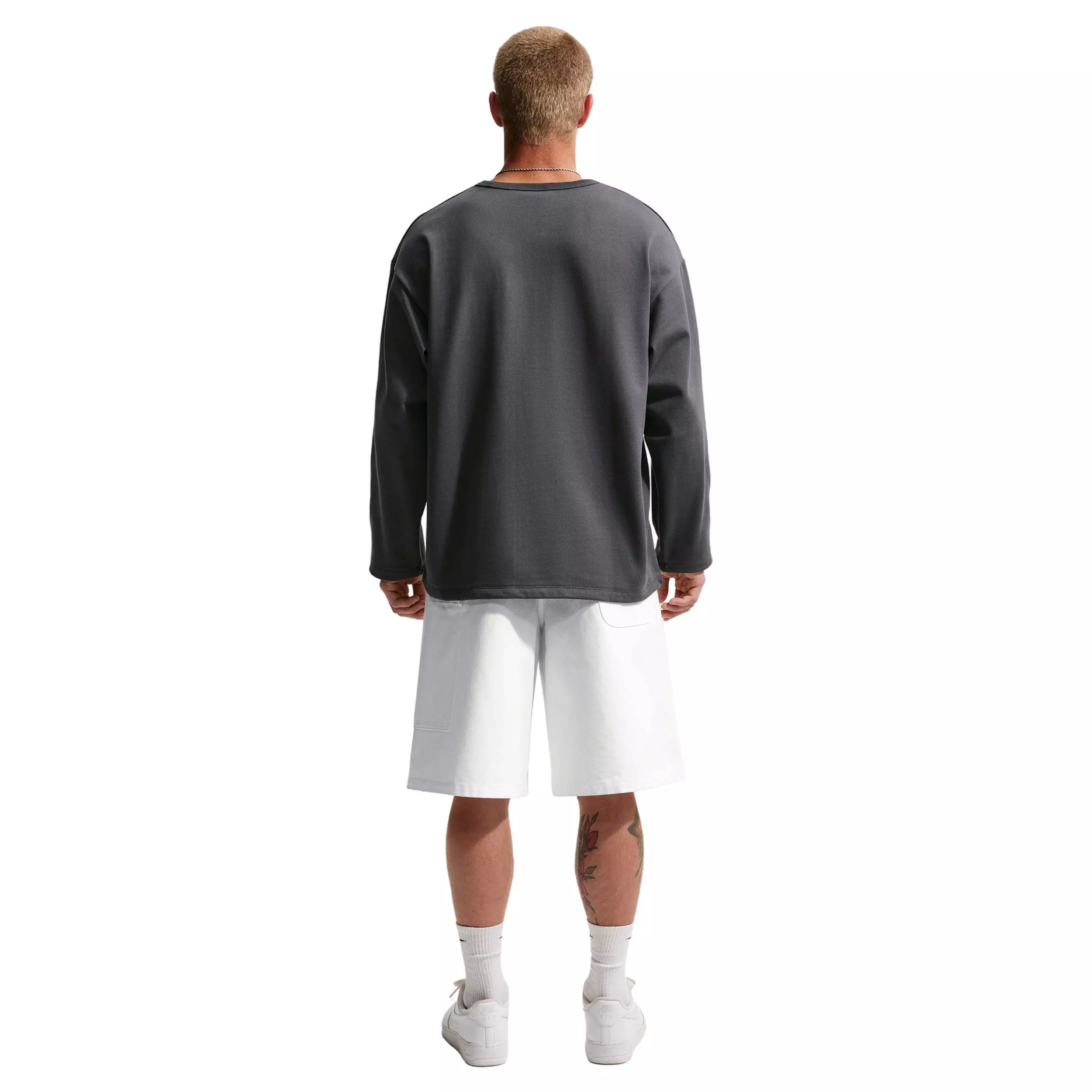 Nike Men's Life Midweight Crew - GREY