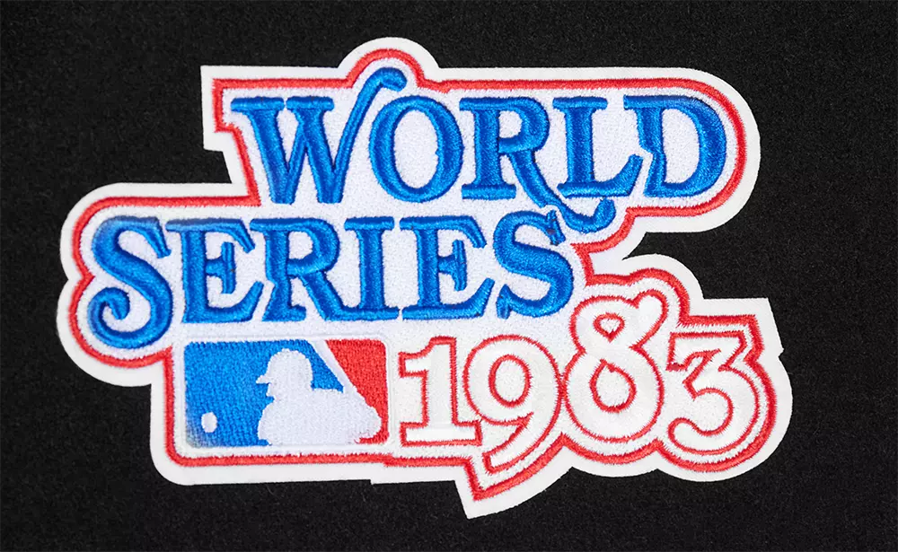 Pro Standard Women's MLB Baltimore Orioles Mashup Rib Wool Varsity Jacket - Black/Orange - BLACK/ORANGE