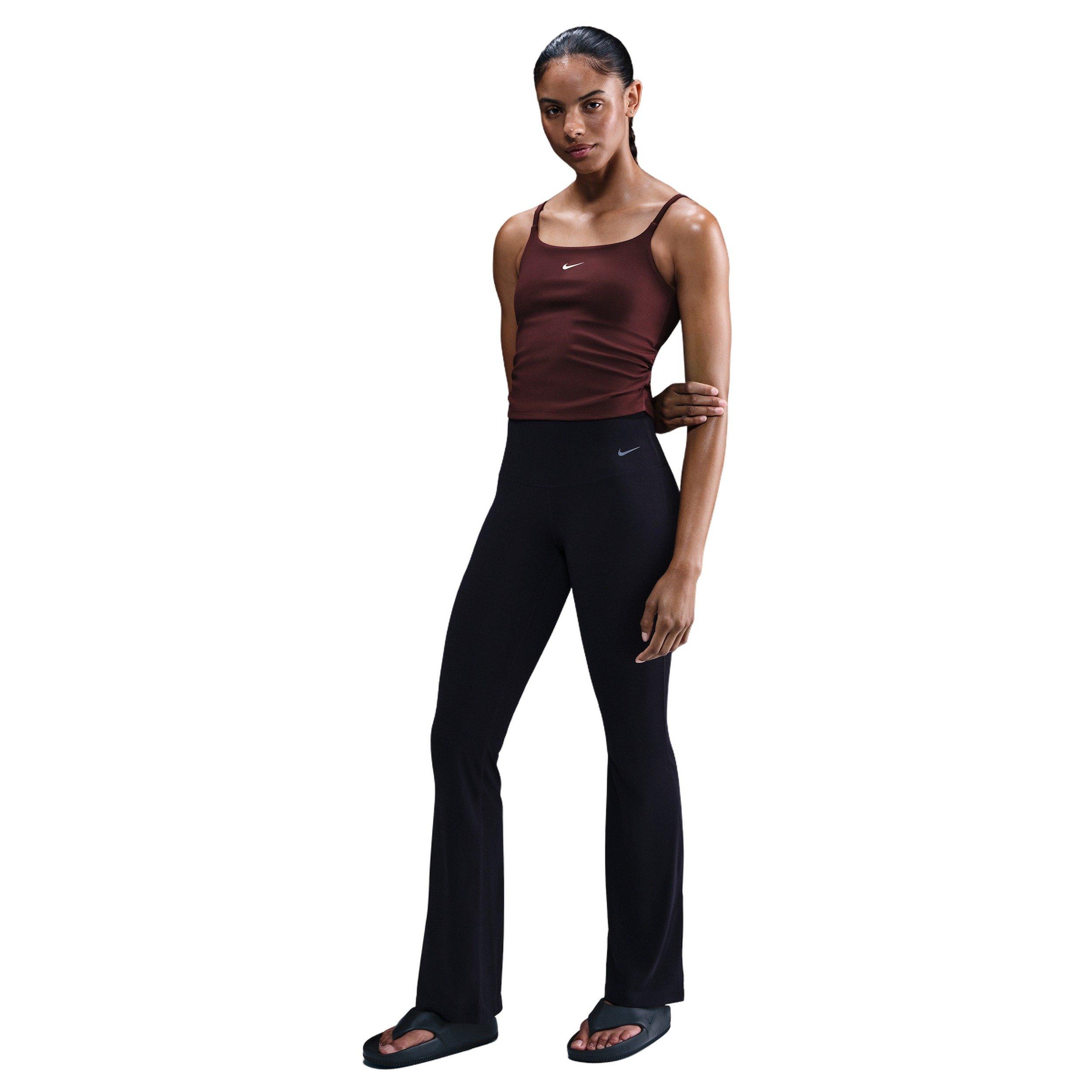Nike Women's One Dri-FIT Tank Top - Burgundy - BURGUNDY Thumbnail View 4