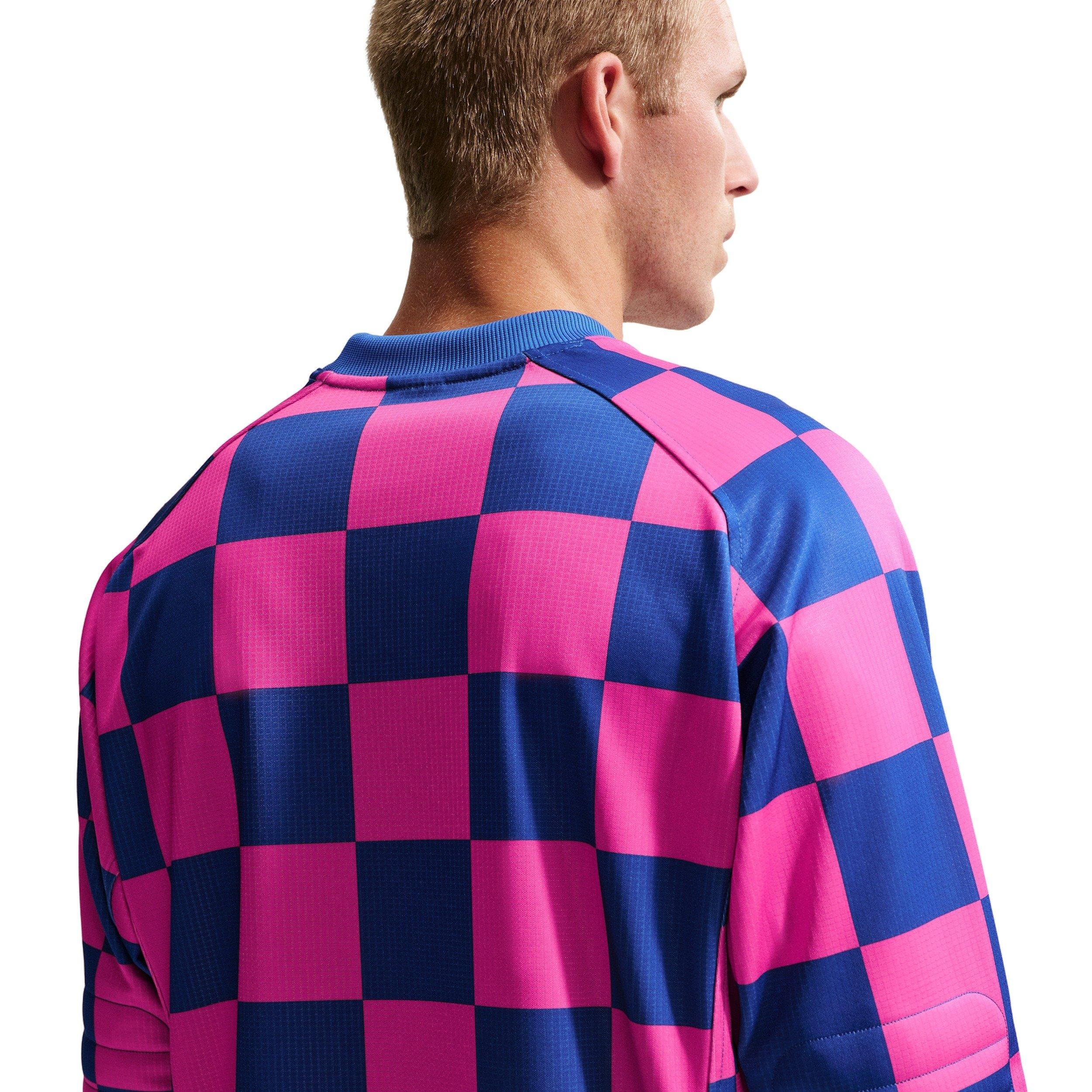 Nike Men's Sportswear Club Away Goalie Top - BLUE/PINK Thumbnail View 2