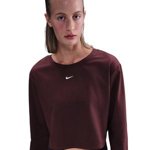Nike Women's One Dri-FIT Mid Layer -Burgundy