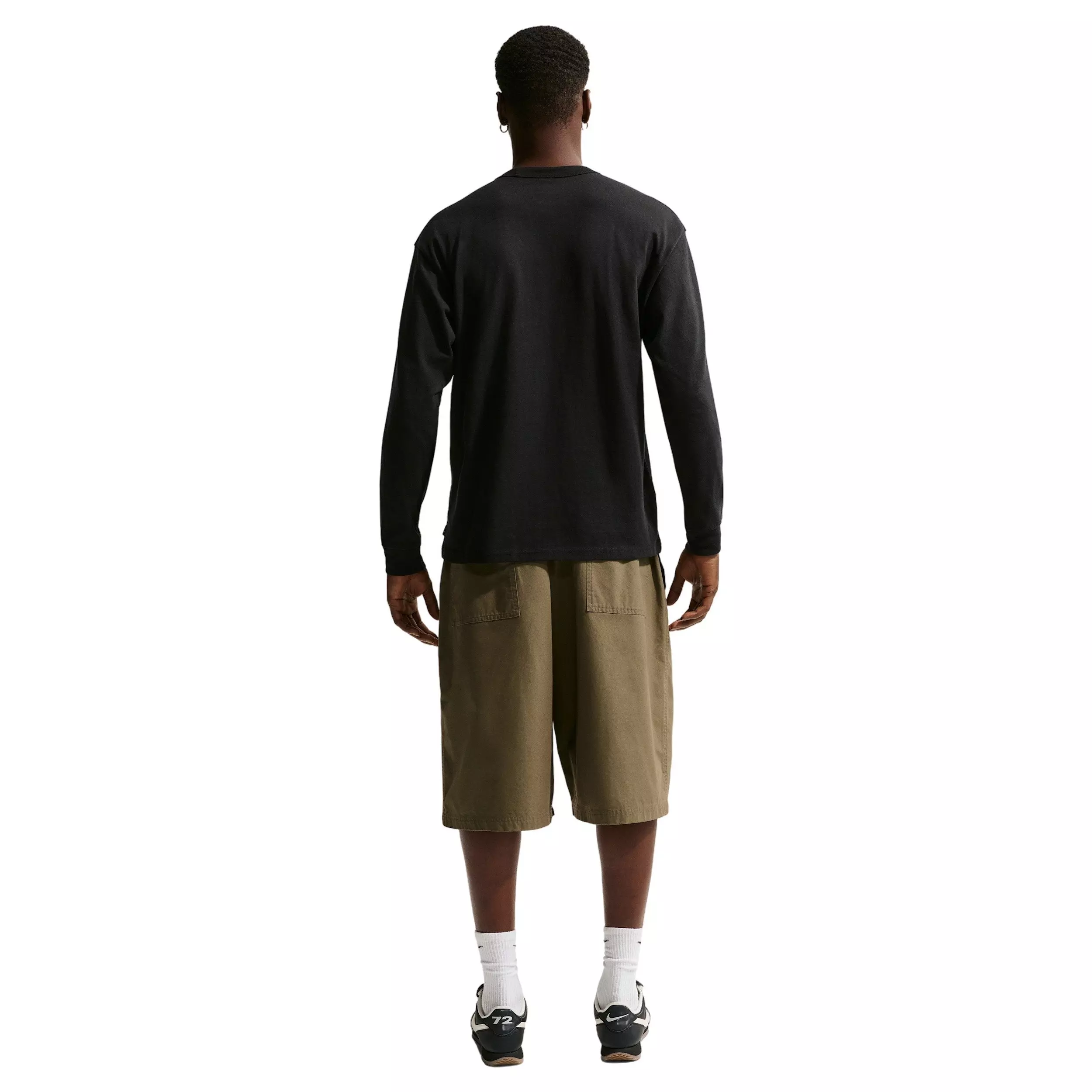 Nike Men's Sportswear Premium Essentials Long-Sleeve T-Shirt - BLACK