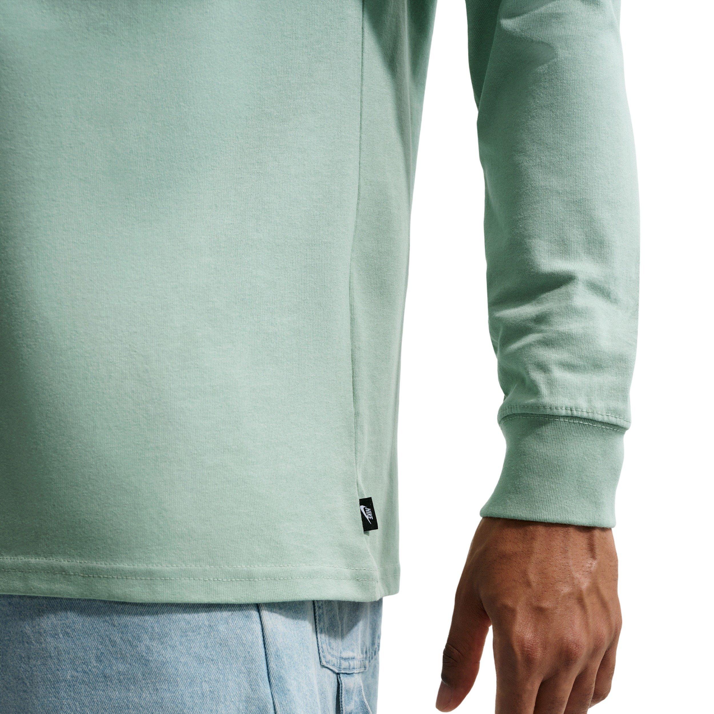 Nike Men's Sportswear Premium Essentials Long-Sleeve T-Shirt - GREEN