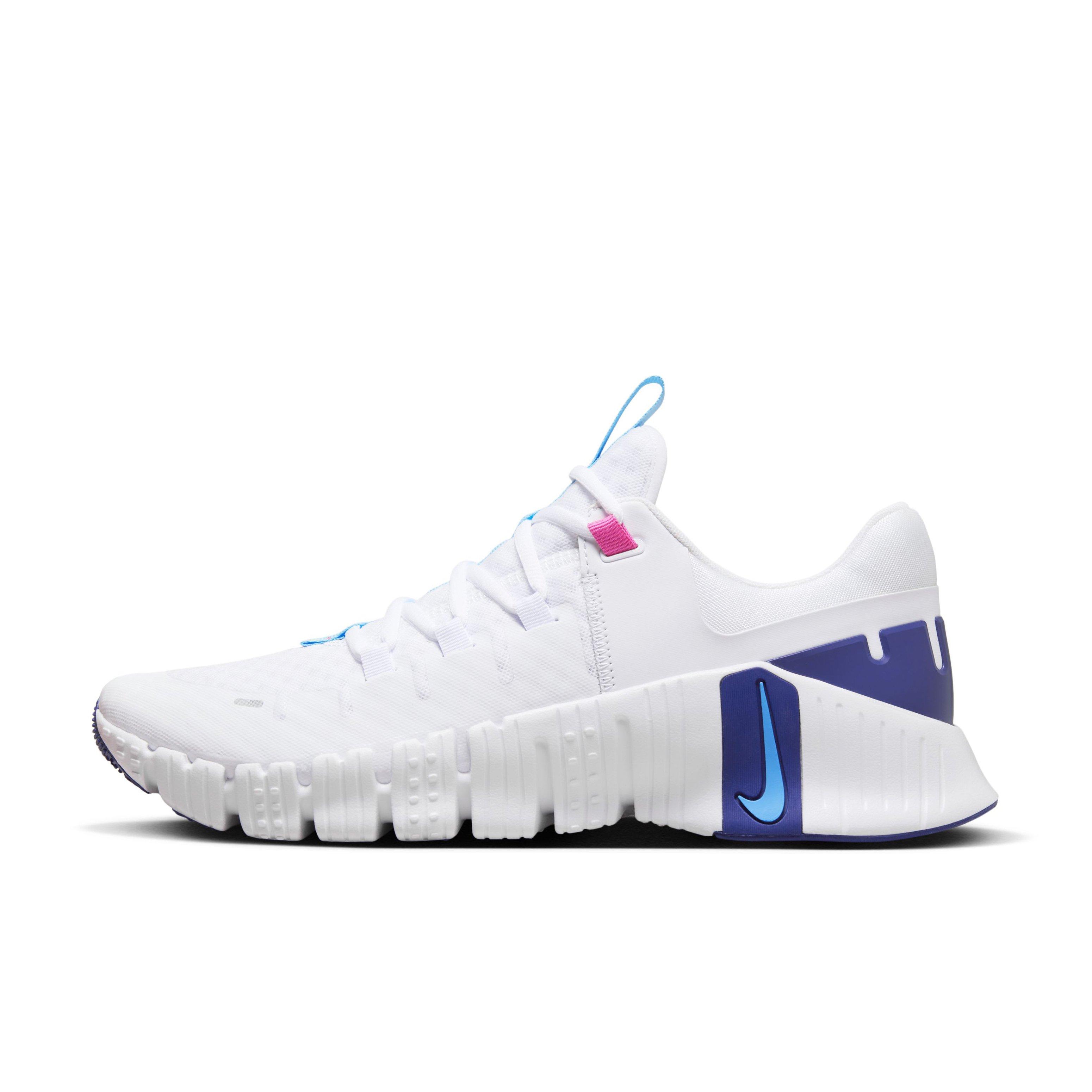Nike Free Metcon 5 "White/Fierce Pink/Deep Royal Blue/Aquarius Blue" Men's Training Shoe - WHITE/PINK/ROYAL/BLUE Thumbnail View 2