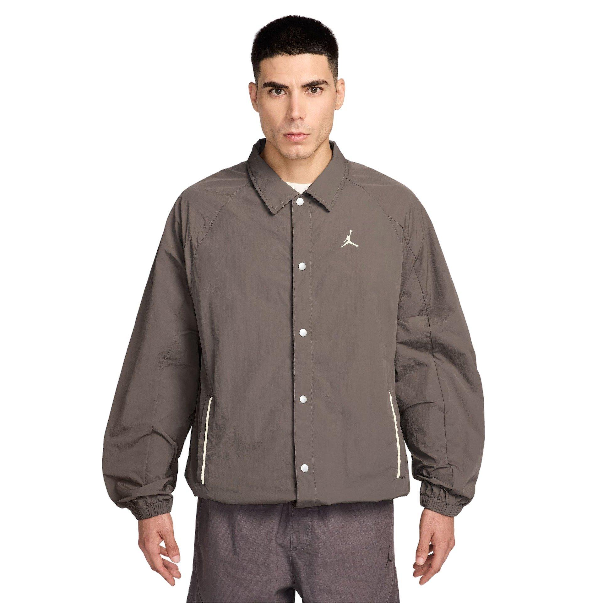 Jordan Men's Brooklyn GFX Shell Jacket - Grey - GREY Thumbnail View 1