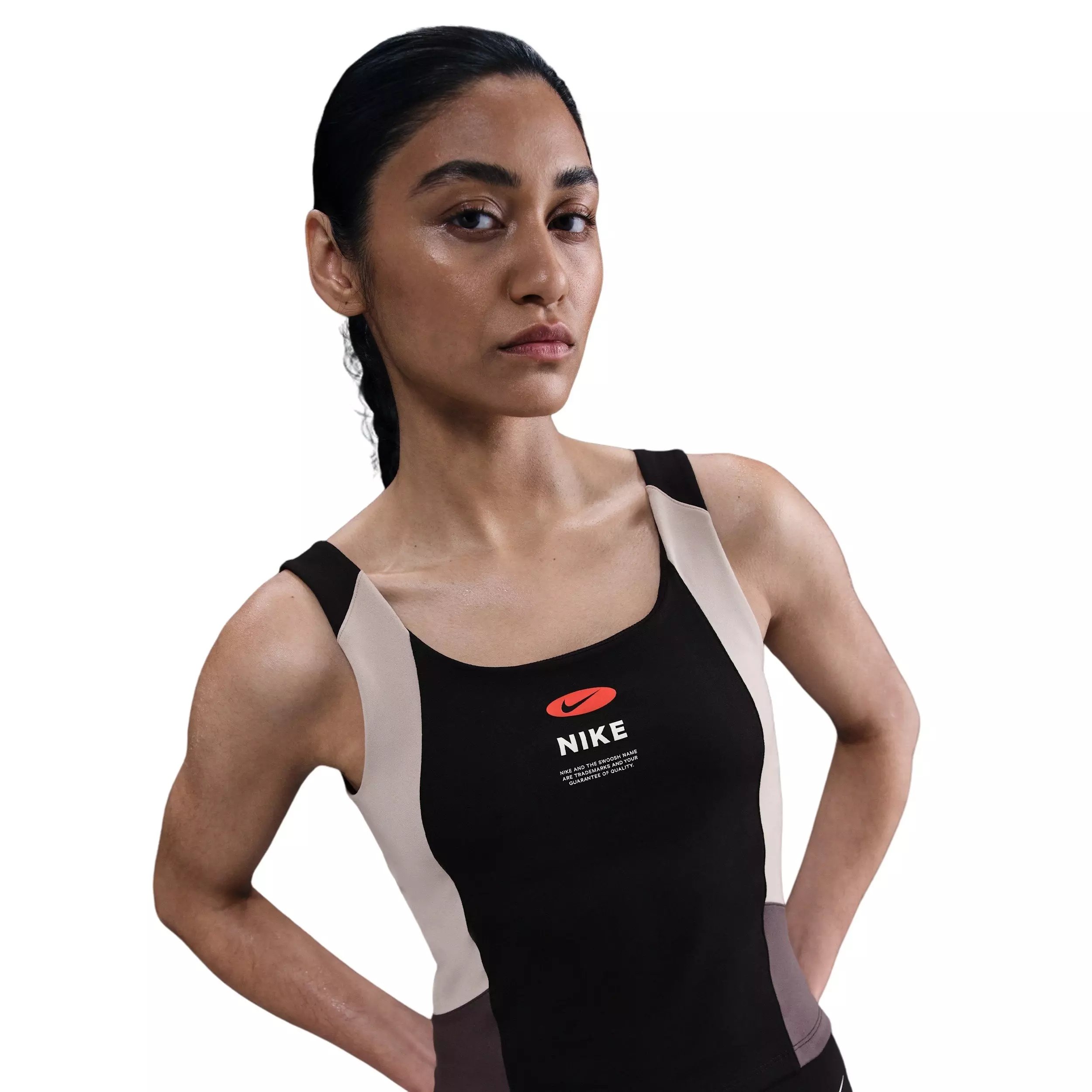 Nike Women's One Classic Dri-FIT Tank Top -Black - BLACK