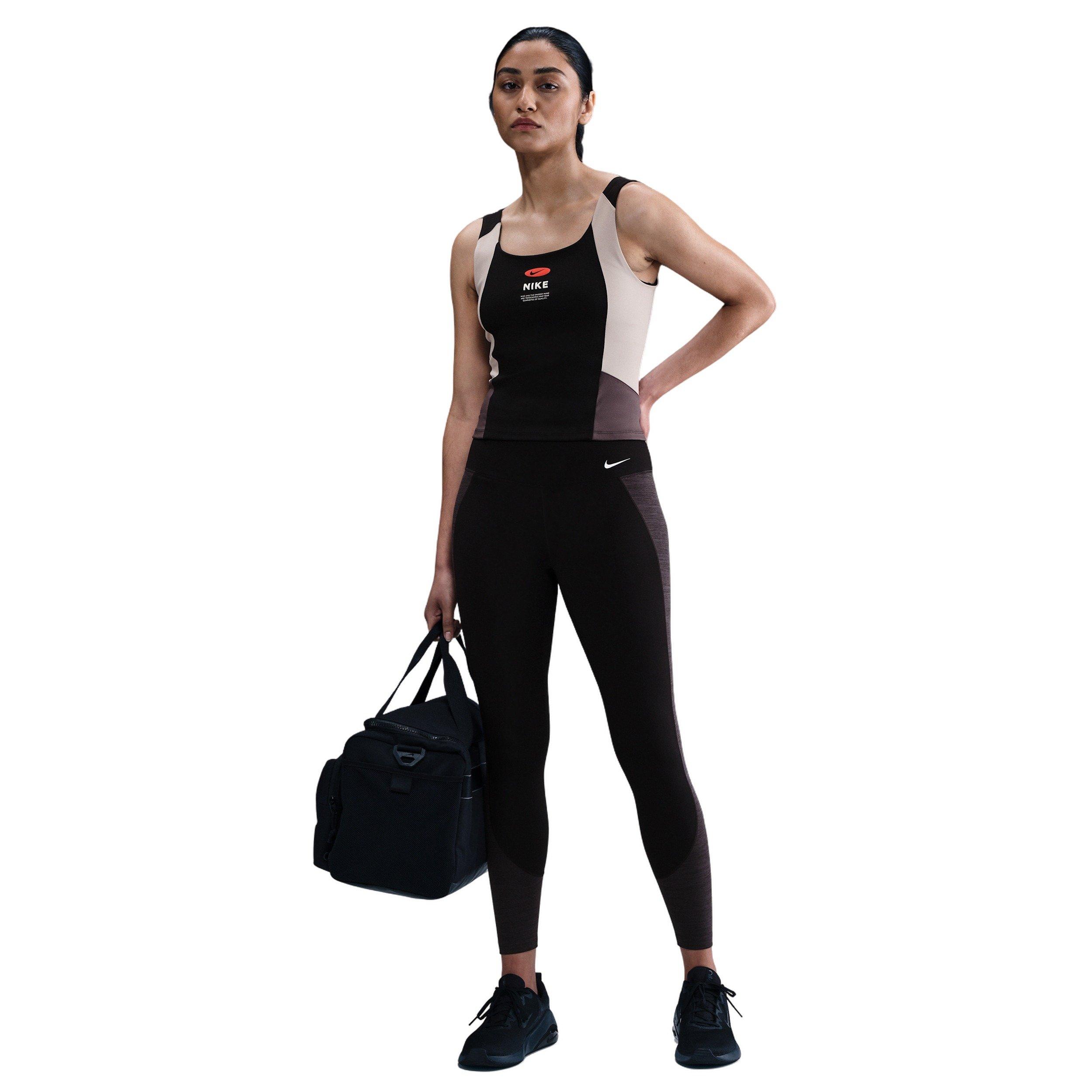 Nike Women's One Classic Dri-FIT Tank Top -Black - BLACK Thumbnail View 4