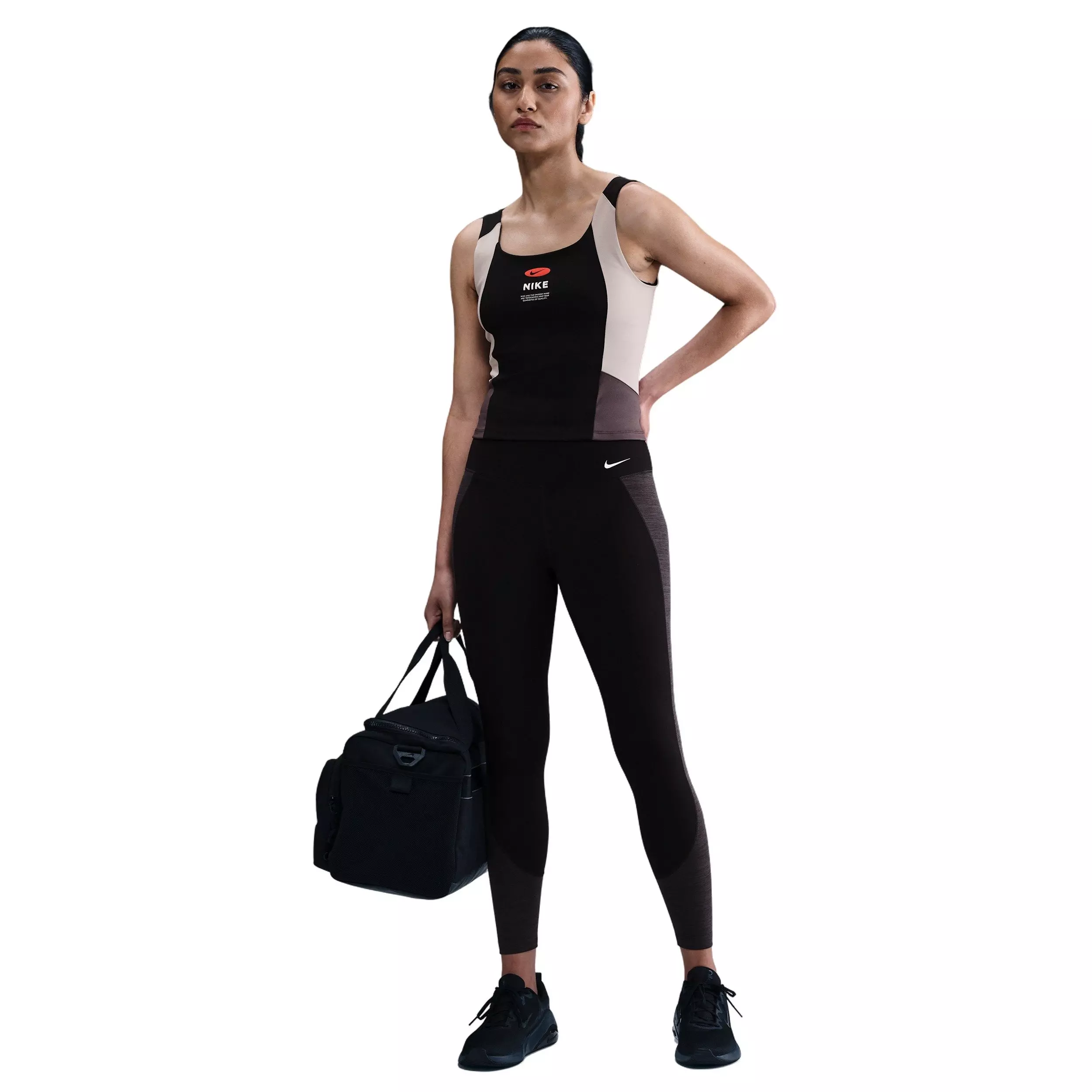 Nike Women's One Classic Dri-FIT Tank Top -Black - BLACK