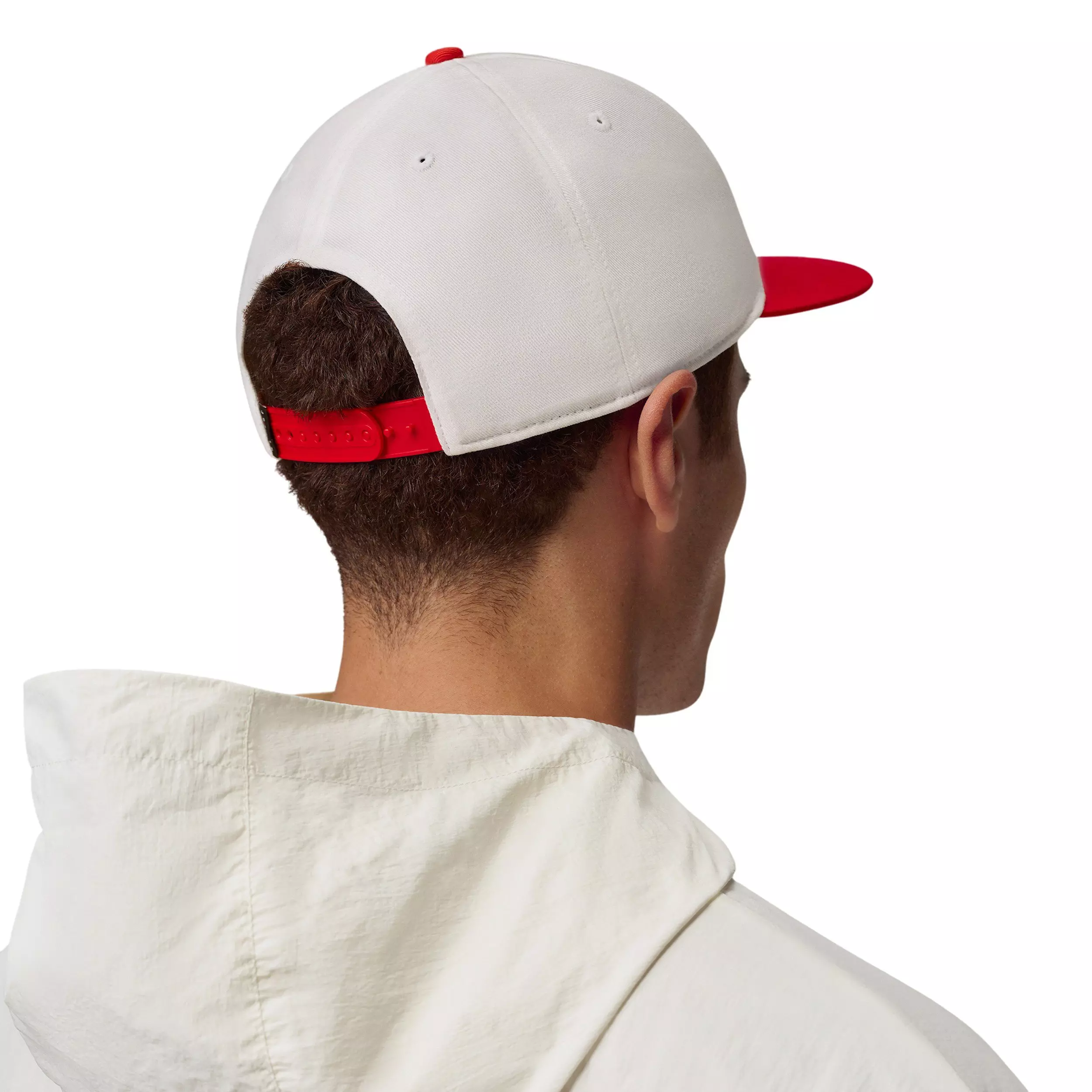 Jordan Adult Chicago Bulls NBA Pro Snapback Hat - WHITE