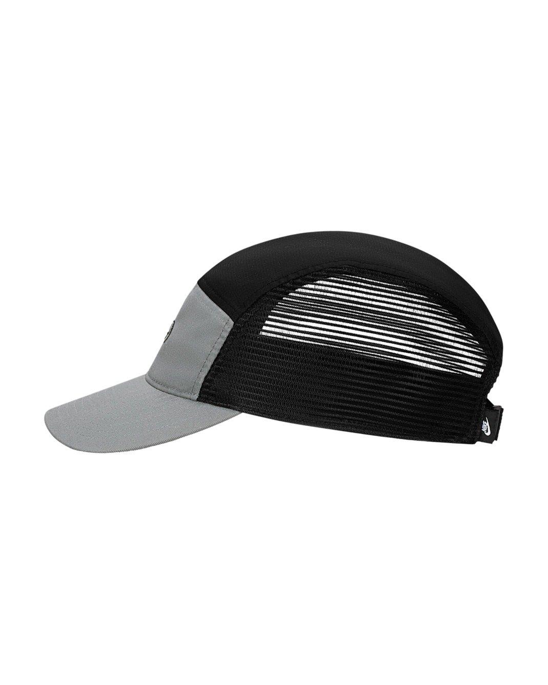 Nike Adult Fly Unstructured Cap - GREY Thumbnail View 5
