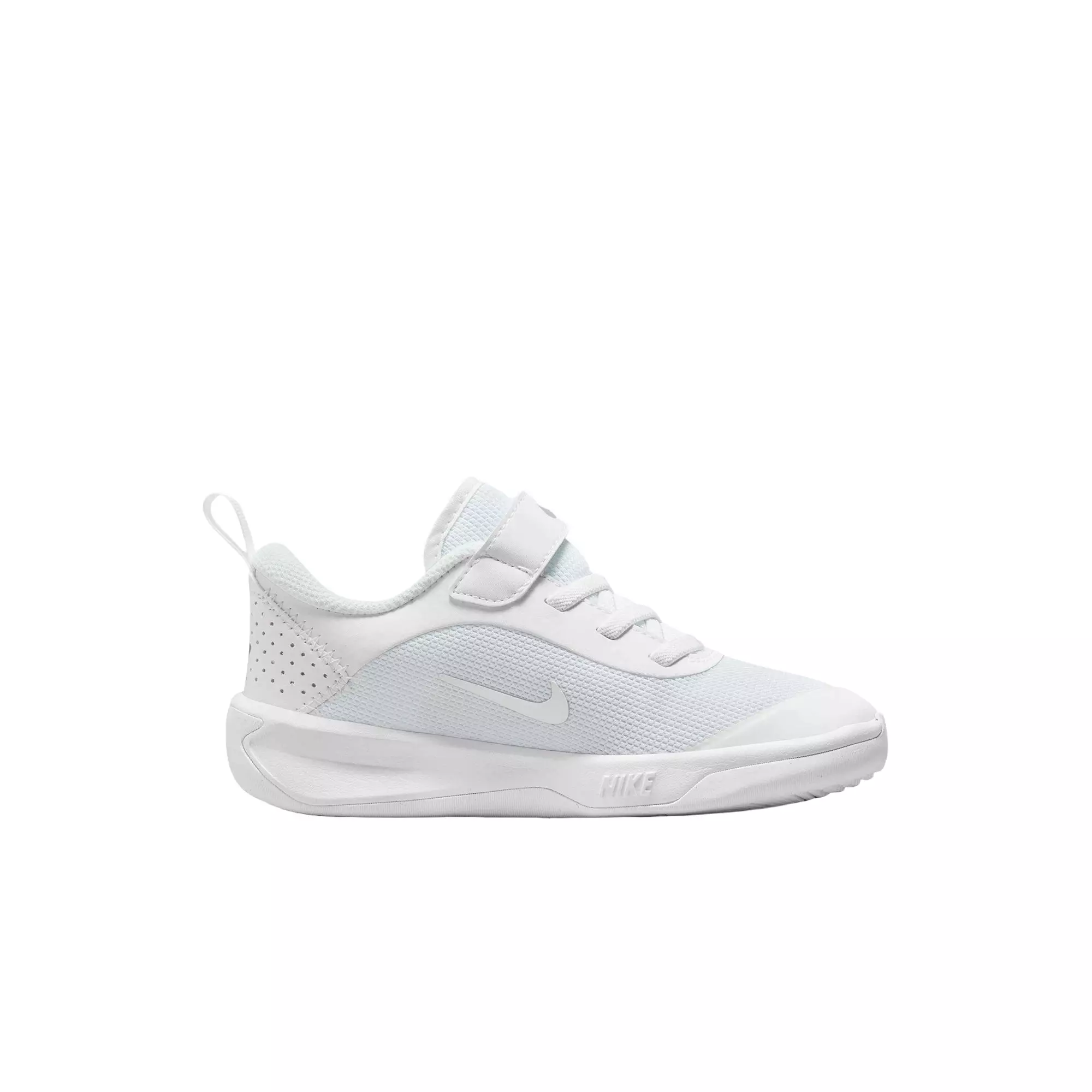Nike Omni Multi-Court "White/Pure Platinum" Preschool Kids' Shoe - WHITE