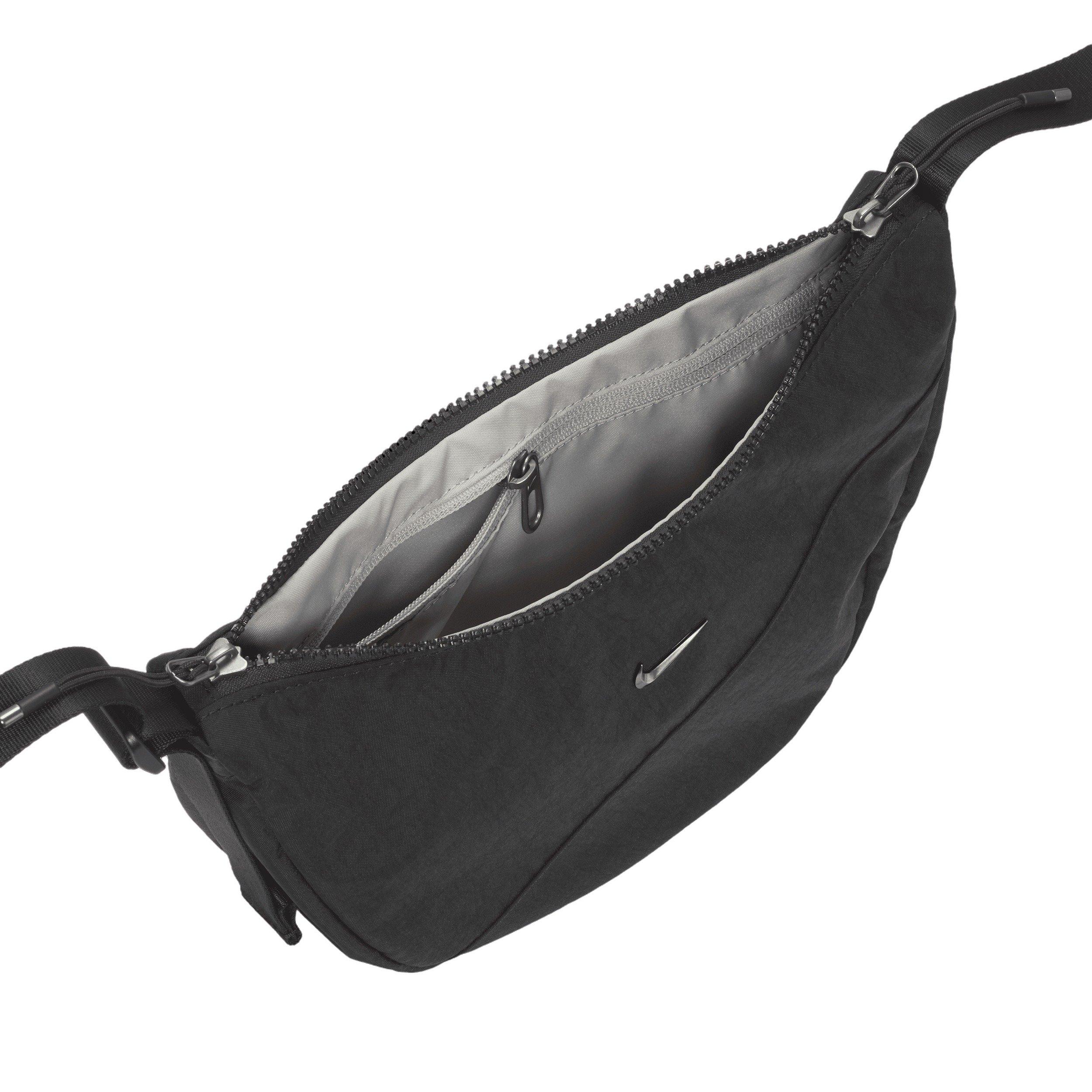 Nike Women's Aura Crescent Crossbody Bag - Black - BLACK Thumbnail View 4