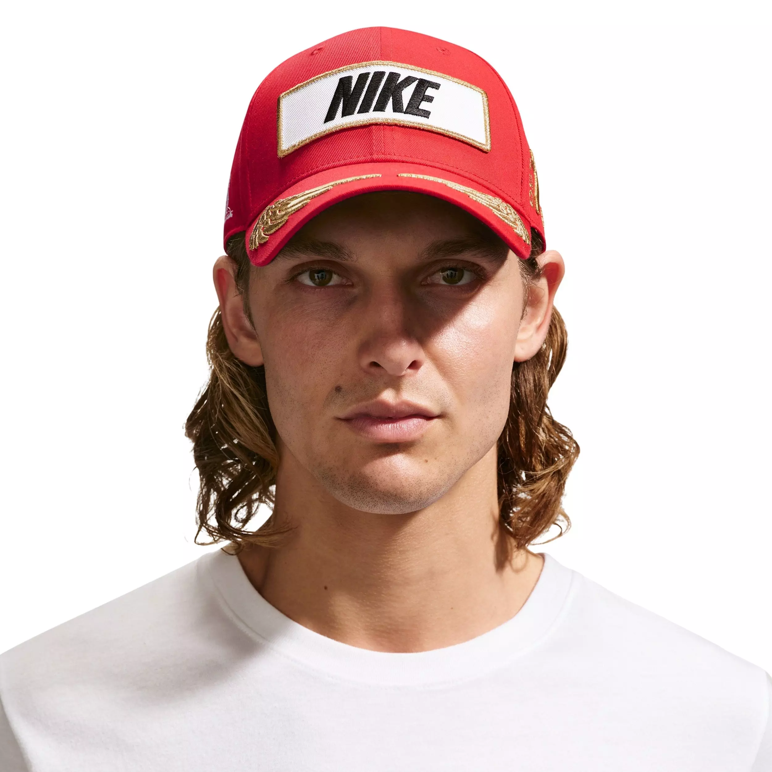 Nike Adult Club Structured Racing Cap - RED