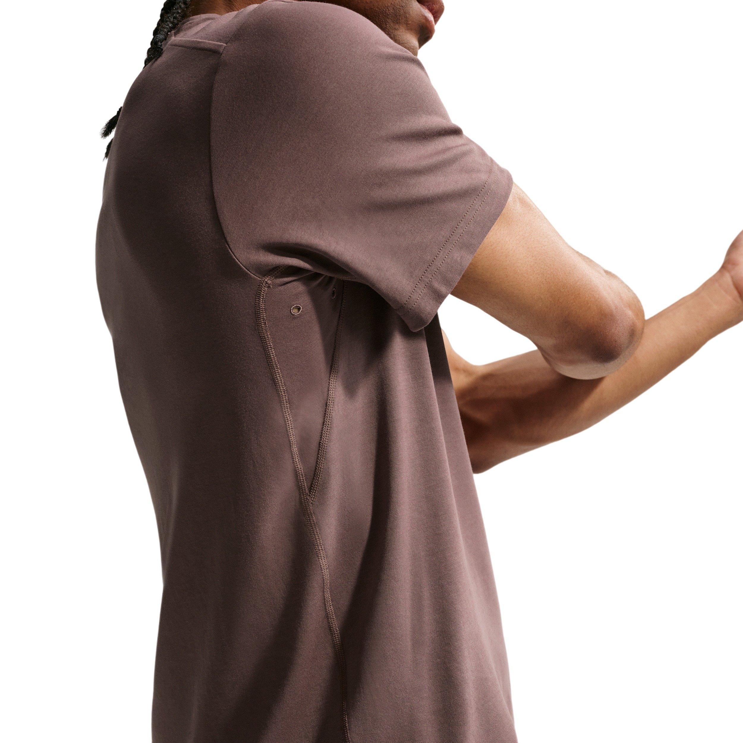 Nike Men's Primary Dri-FIT Short-Sleeve Versatile Top - TATTOO PURPLE Thumbnail View 2