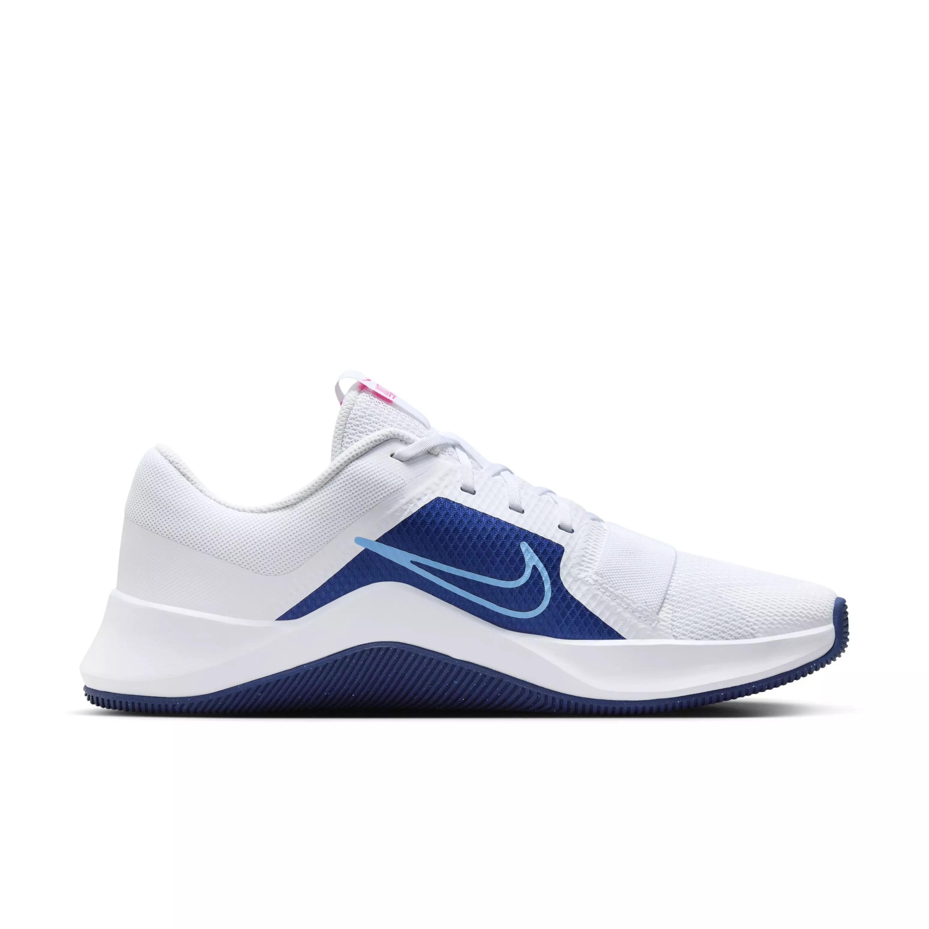 Nike MC Trainer 2 "White/Aquarius Blue/Fierce Pink/Deep Royal Blue" Men's Training Shoe - WHITE/BLUE/PINK/ROYAL