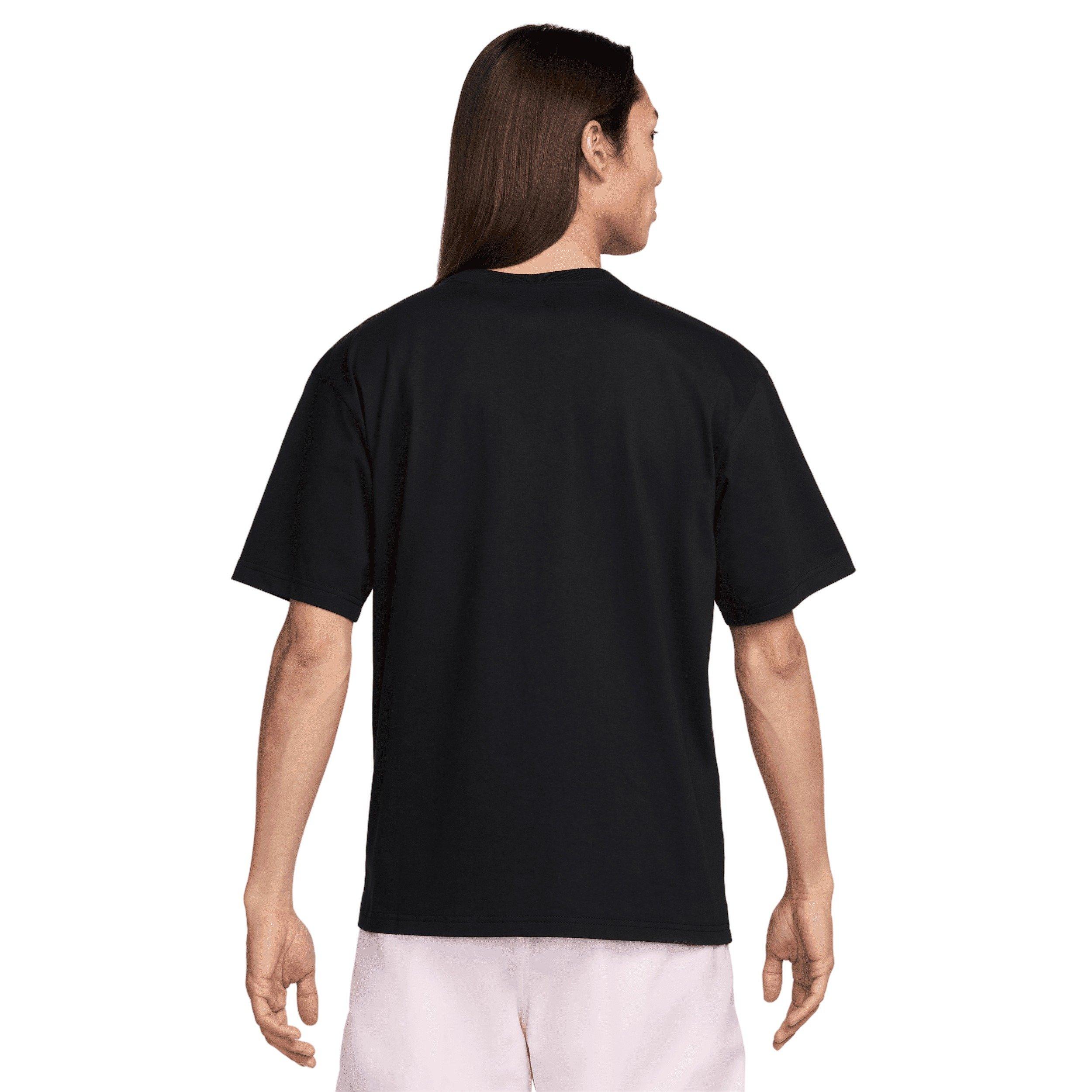 Nike Men's Sportswear Club Max T-Shirt - BLACK Thumbnail View 2
