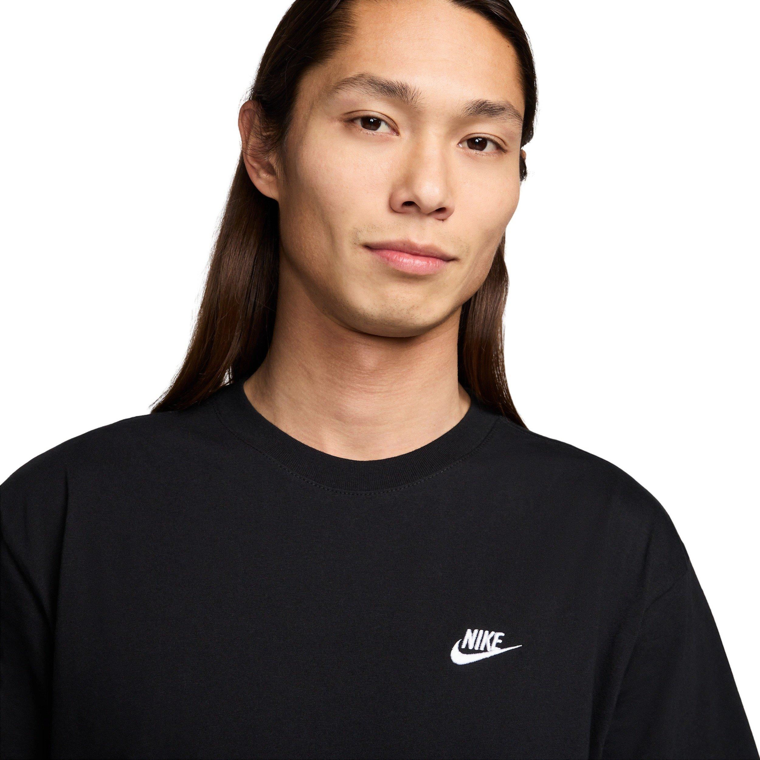 Nike Men's Sportswear Club Max T-Shirt - BLACK Thumbnail View 3