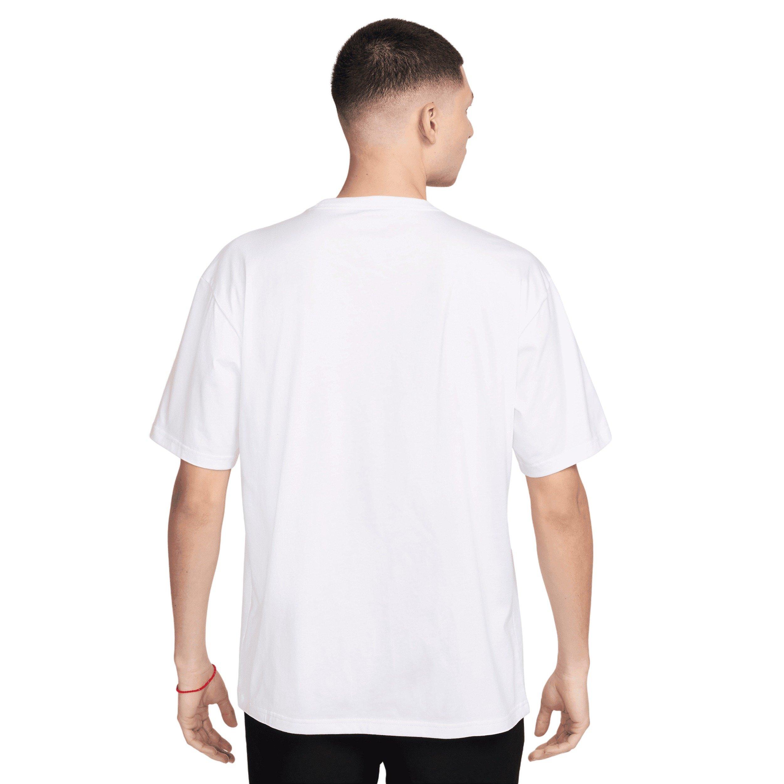 Nike Men's Sportswear Club Max T-Shirt - WHITE Thumbnail View 2
