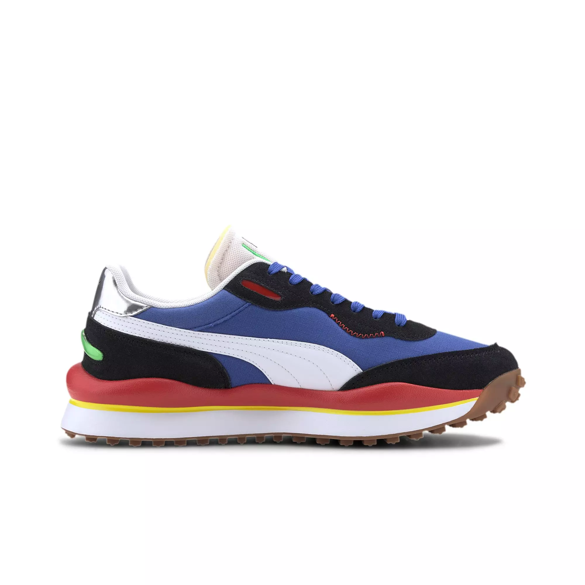 PUMA Style Rider Play On "Blue/Black" Men's Sneakers - BLUE/BLACK