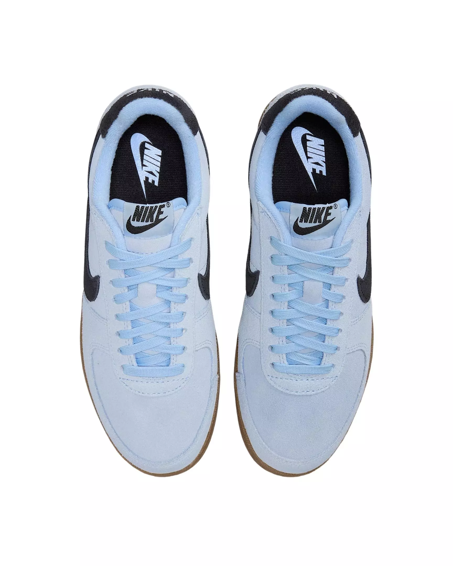Nike Field General Suede "Aluminum/Gum Dark Brown/Sail/Black" Women's Shoe - LT BLUE/BROWN/BLACK