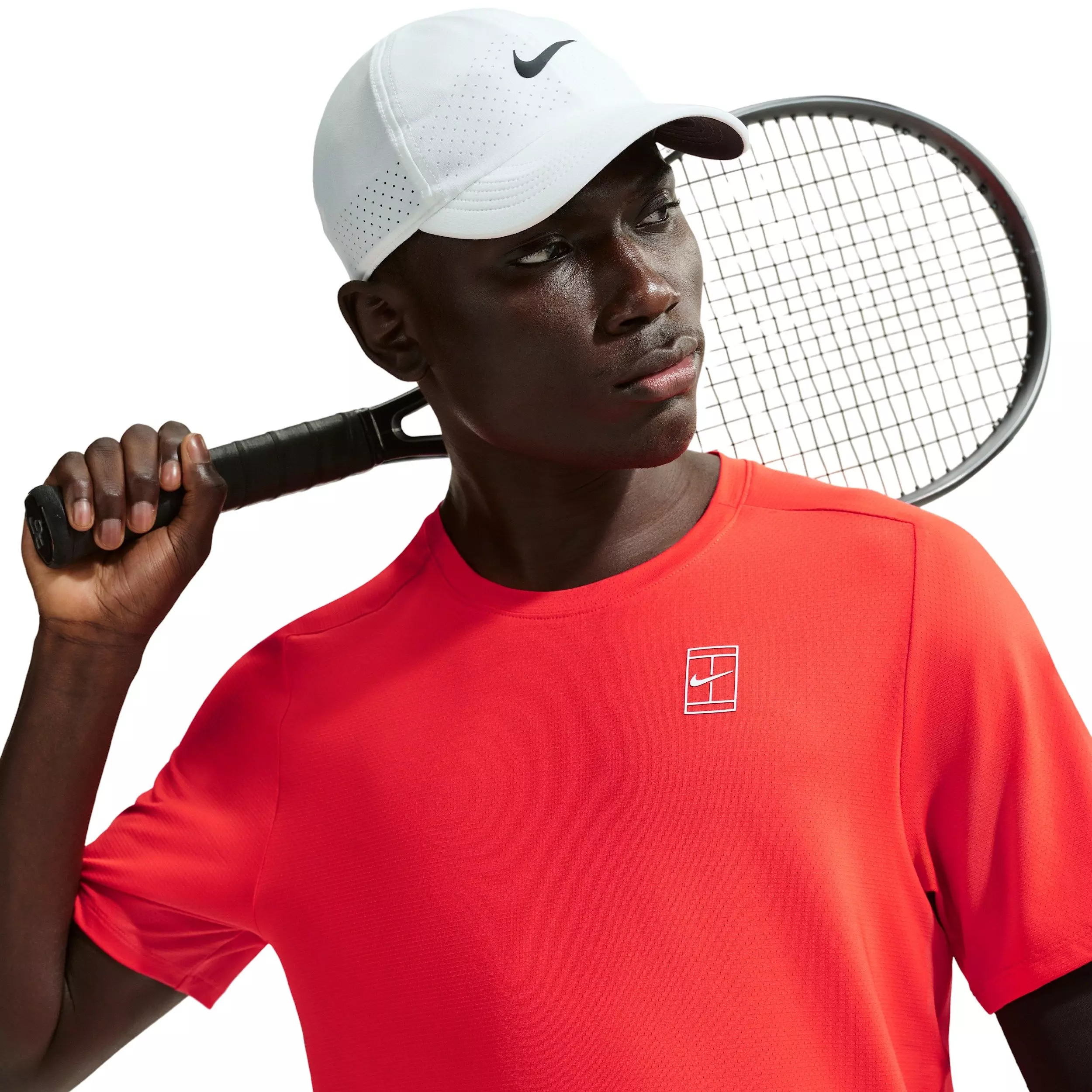 Nike Men's Court Advantage Dri-FIT Tennis Top - RED