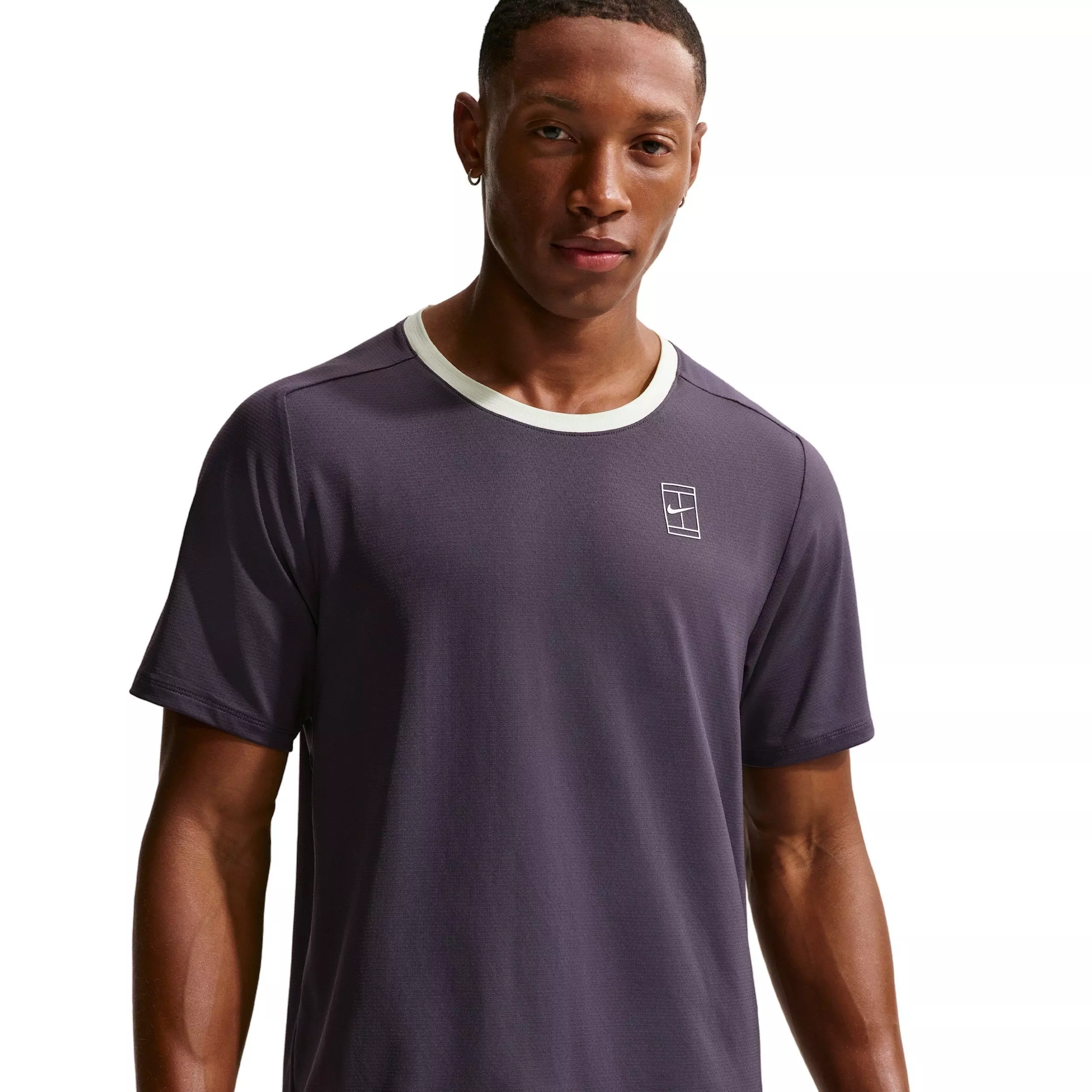 Nike Men's Court Advantage Dri-FIT Tennis Top - PURPLE