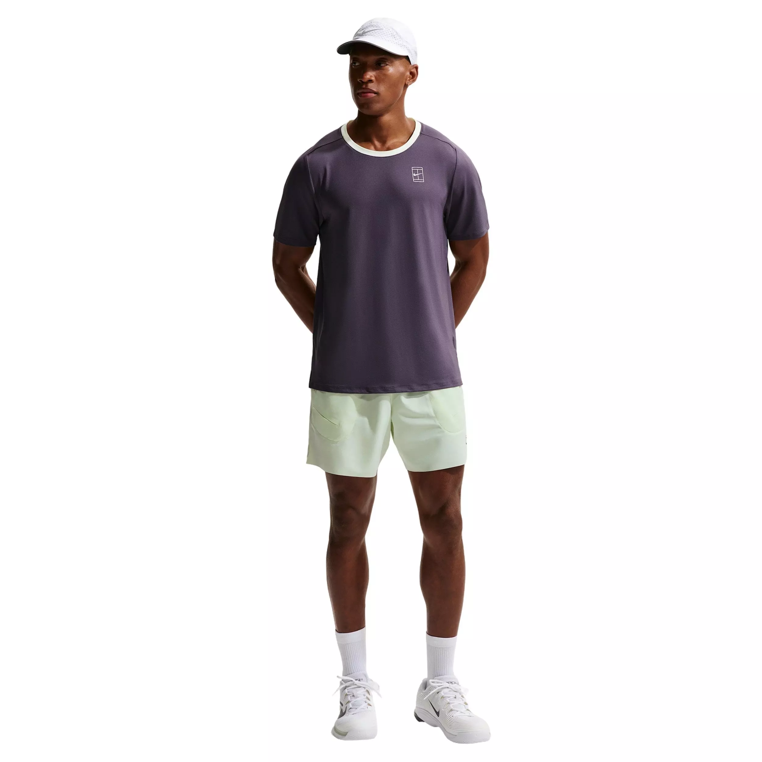 Nike Men's Court Advantage Dri-FIT Tennis Top - PURPLE