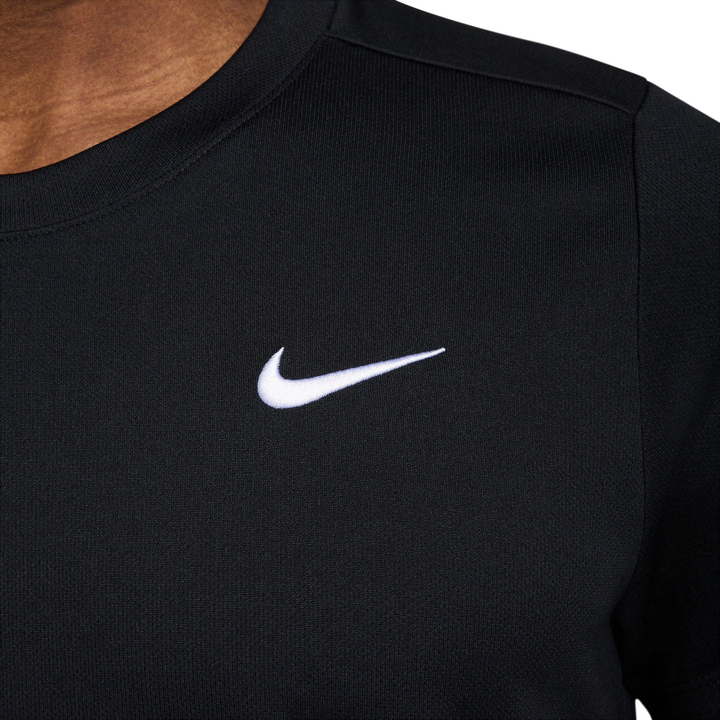 Nike Men's Court Victory Dri-FIT Tennis Top - BLACK Thumbnail View 4