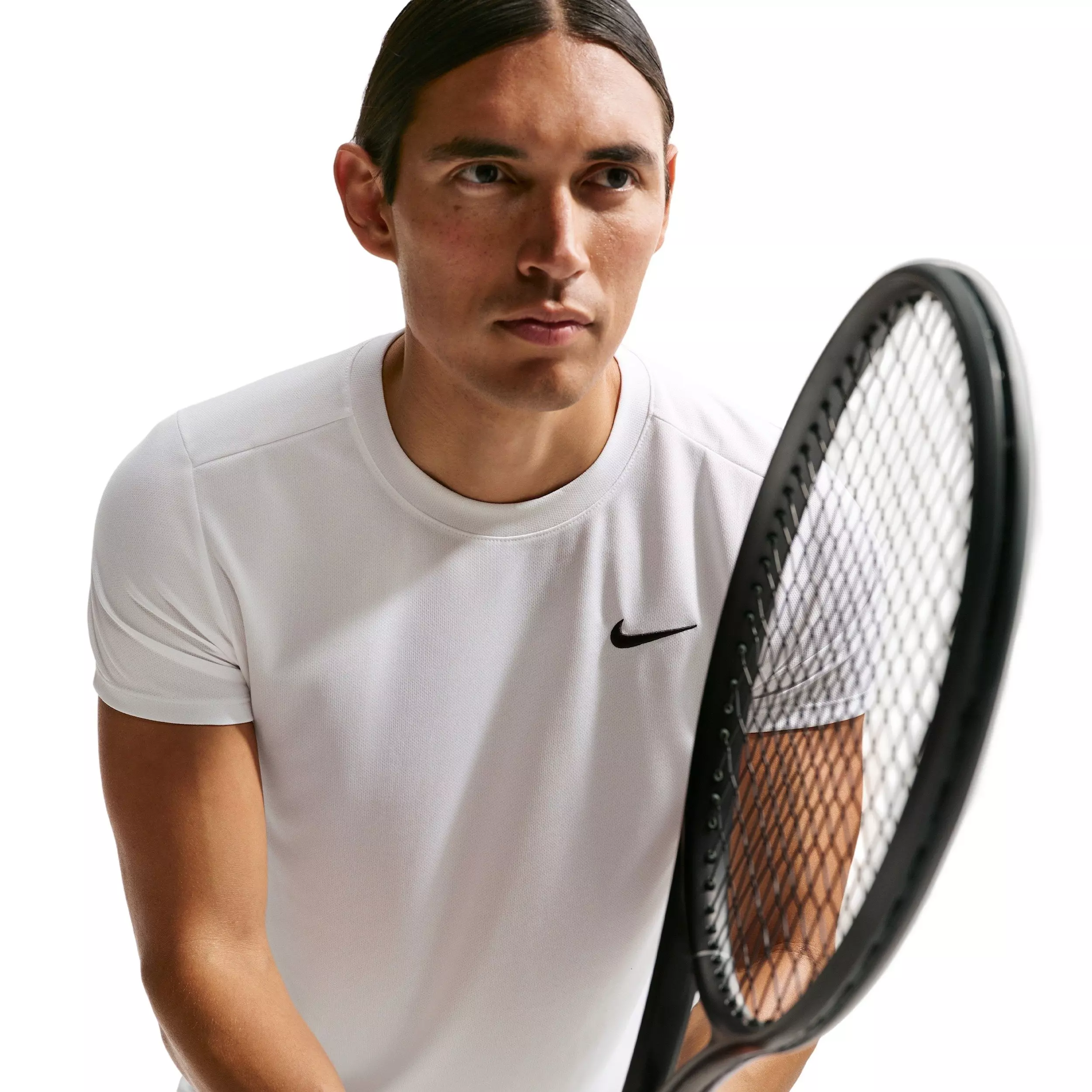 Nike Men's Court Victory Dri-FIT Tennis Top - WHITE