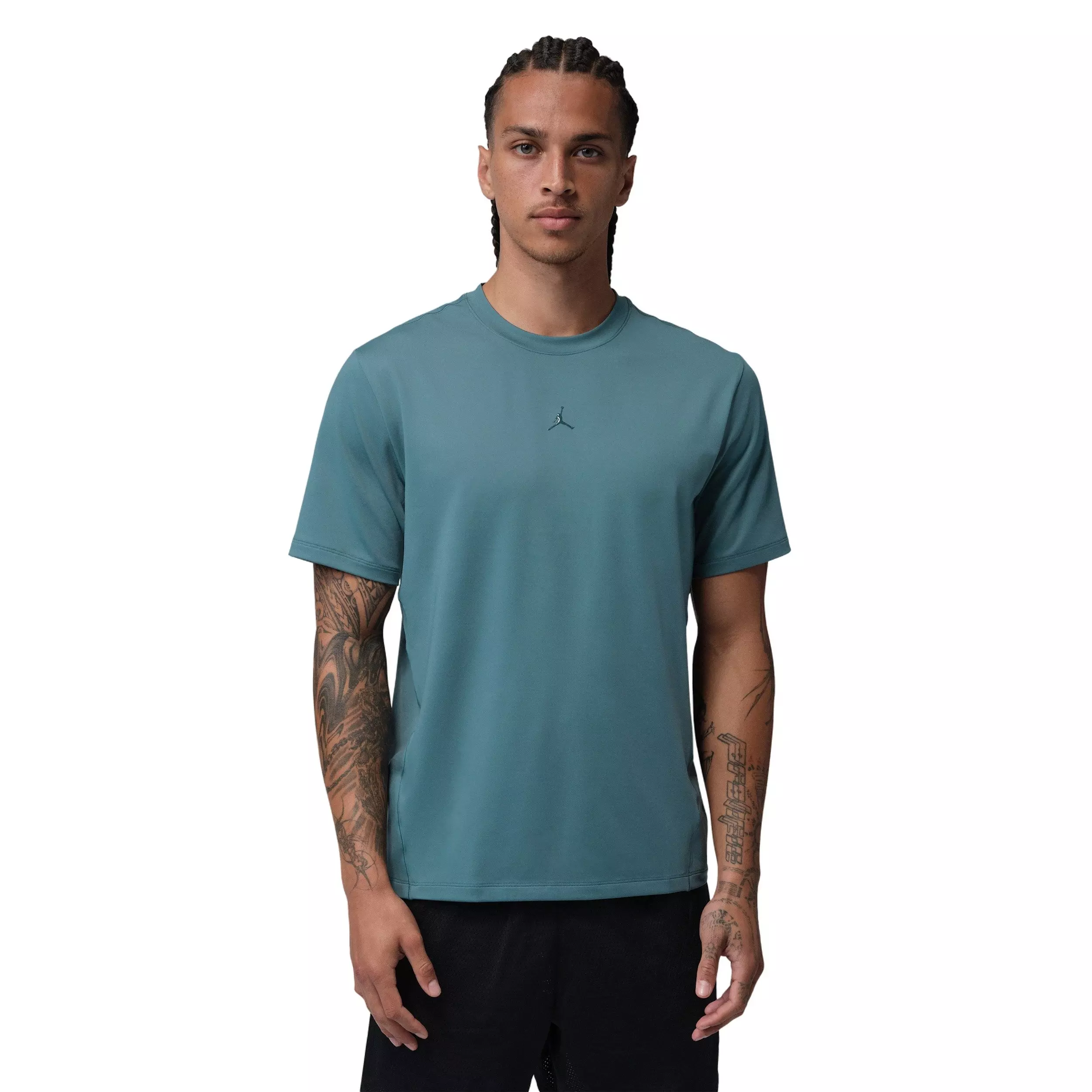 Jordan Men's Sport Flightweight Dri-FIT Short-Sleeve Top - Ash Green - ASH GREEN