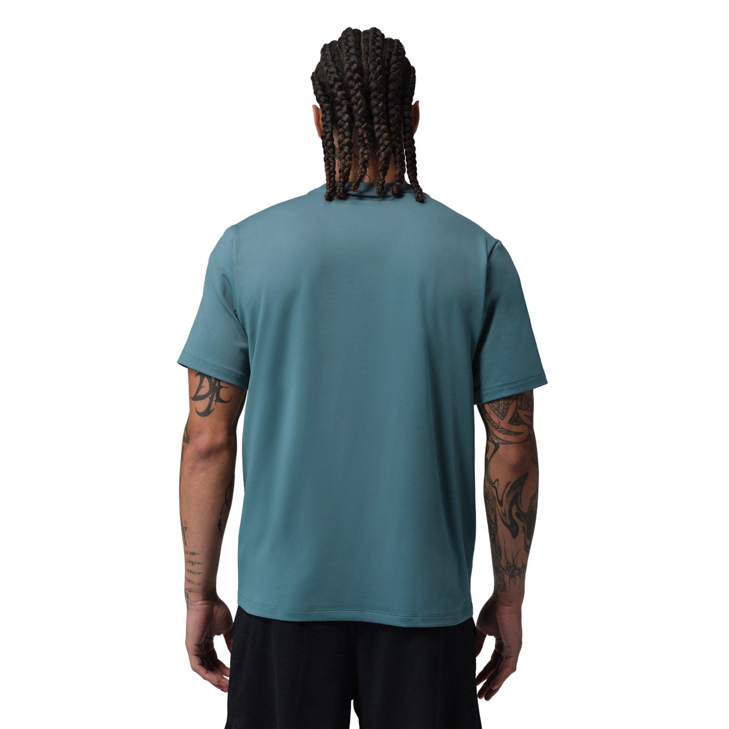 Jordan Men's Sport Flightweight Dri-FIT Short-Sleeve Top - Ash Green - ASH GREEN Thumbnail View 2
