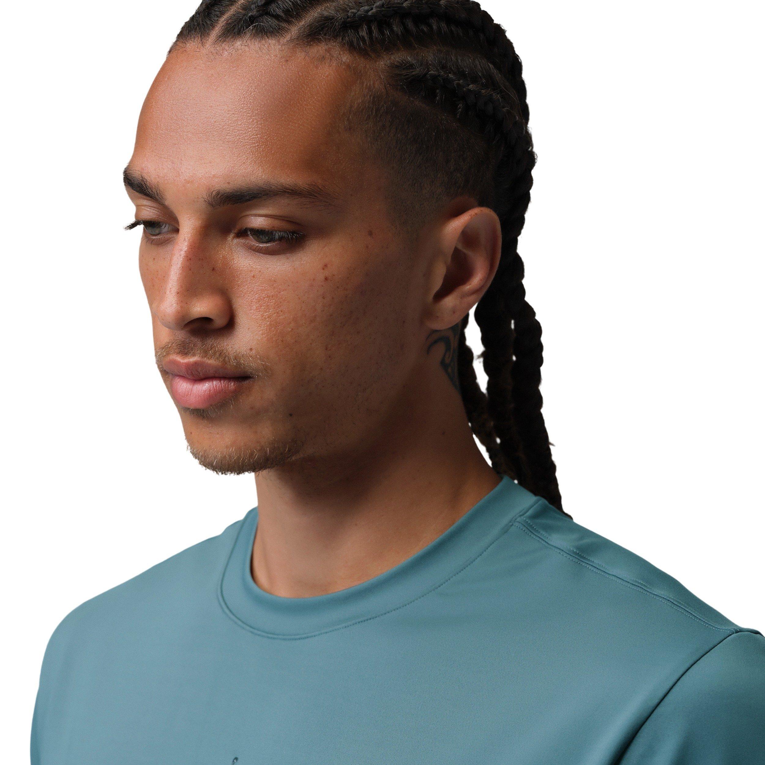 Jordan Men's Sport Flightweight Dri-FIT Short-Sleeve Top - Ash Green - ASH GREEN Thumbnail View 3