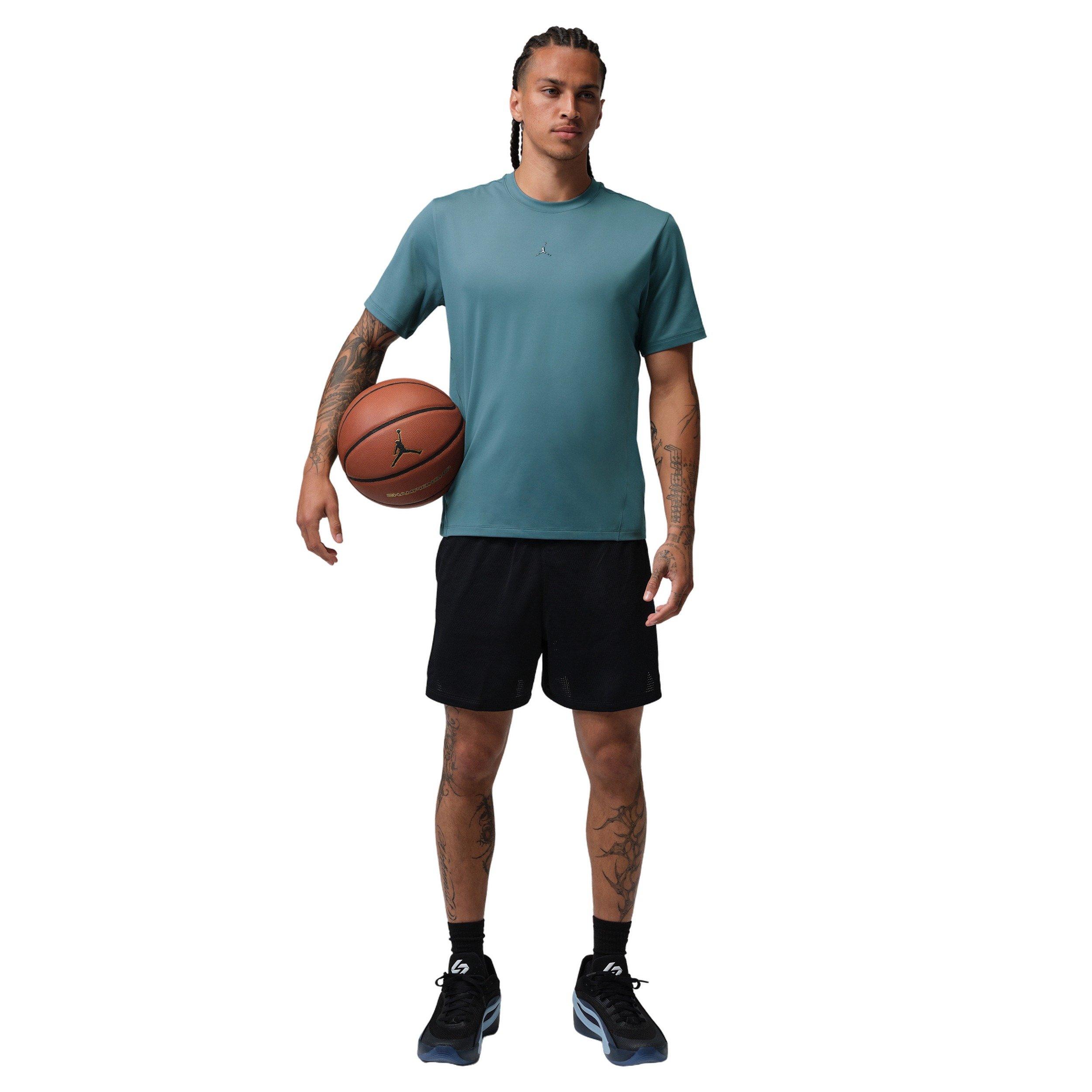 Jordan Men's Sport Flightweight Dri-FIT Short-Sleeve Top - Ash Green - ASH GREEN Thumbnail View 5