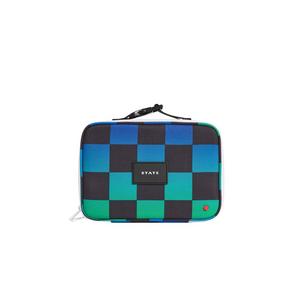 STATE Bags Rodgers Lunch Box - Blue Checkerboard - BLUE CHECKERBOARD