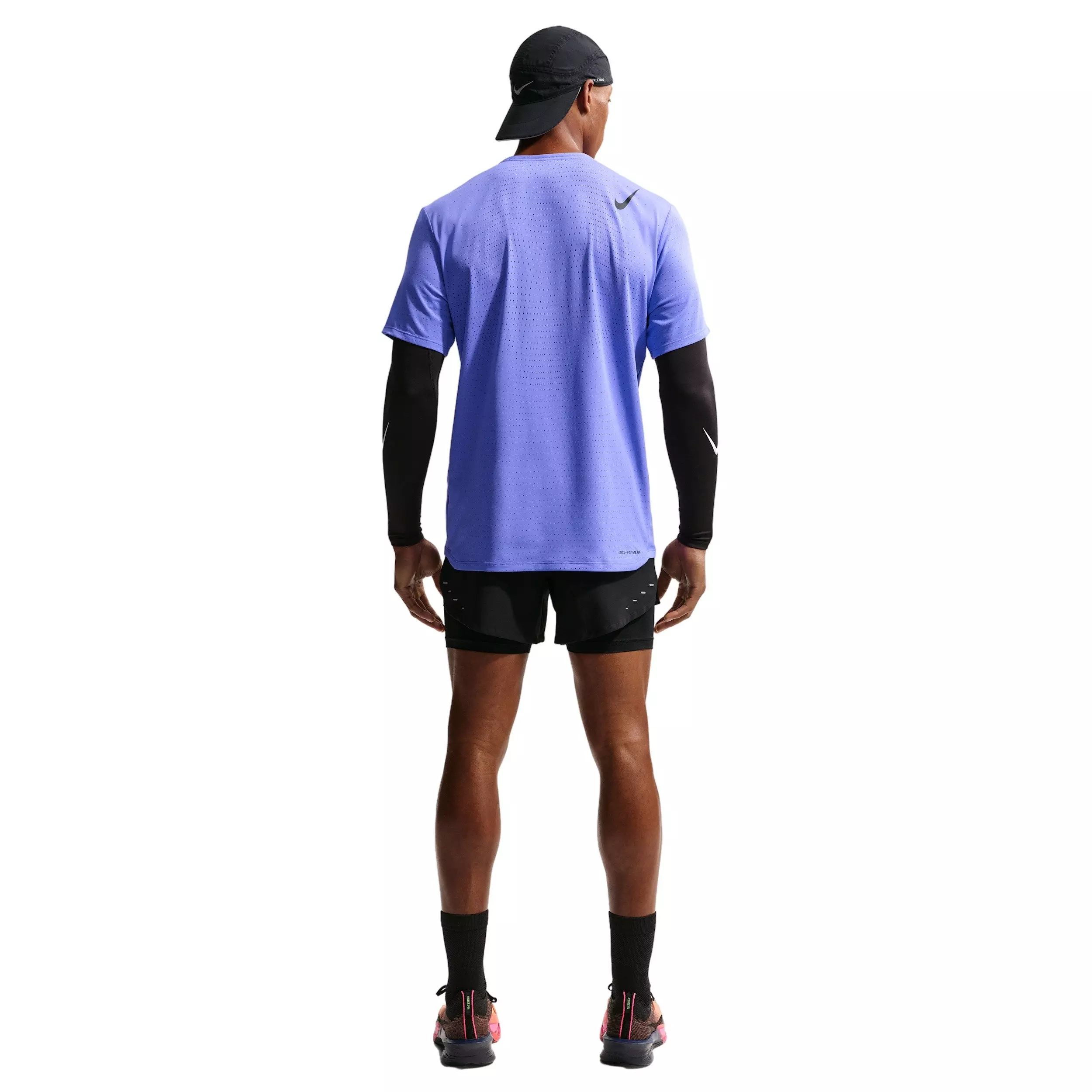 Nike Men's AeroSwift Dri-FIT ADV Short-Sleeve Running Top - BLUE