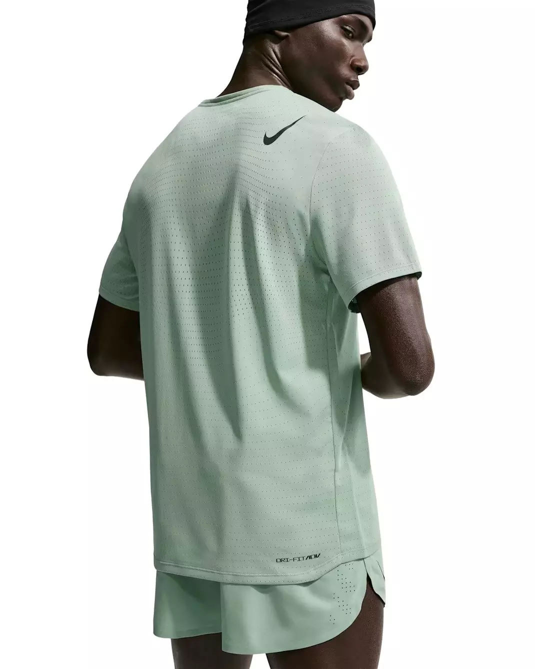 Nike Men's AeroSwift Dri-FIT ADV Short-Sleeve Running Top - GREEN