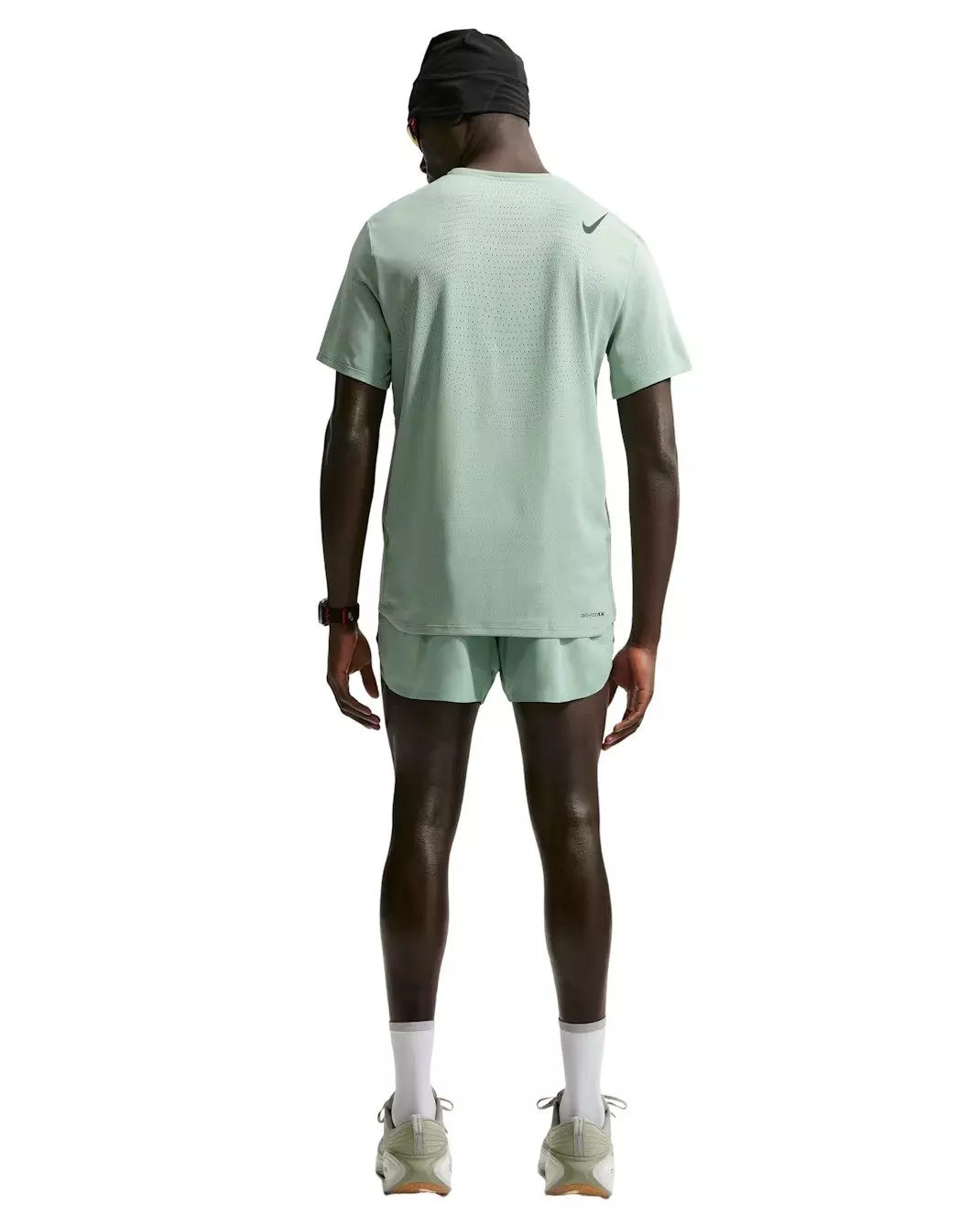 Nike Men's AeroSwift Dri-FIT ADV Short-Sleeve Running Top - GREEN