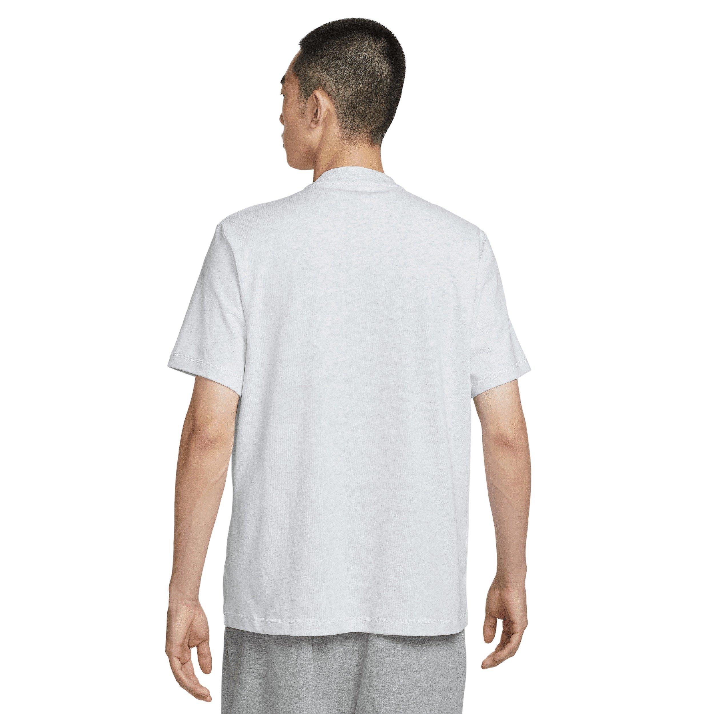 Nike Men's Club Short-Sleeve Henley - BIRCH HEATHER Thumbnail View 2