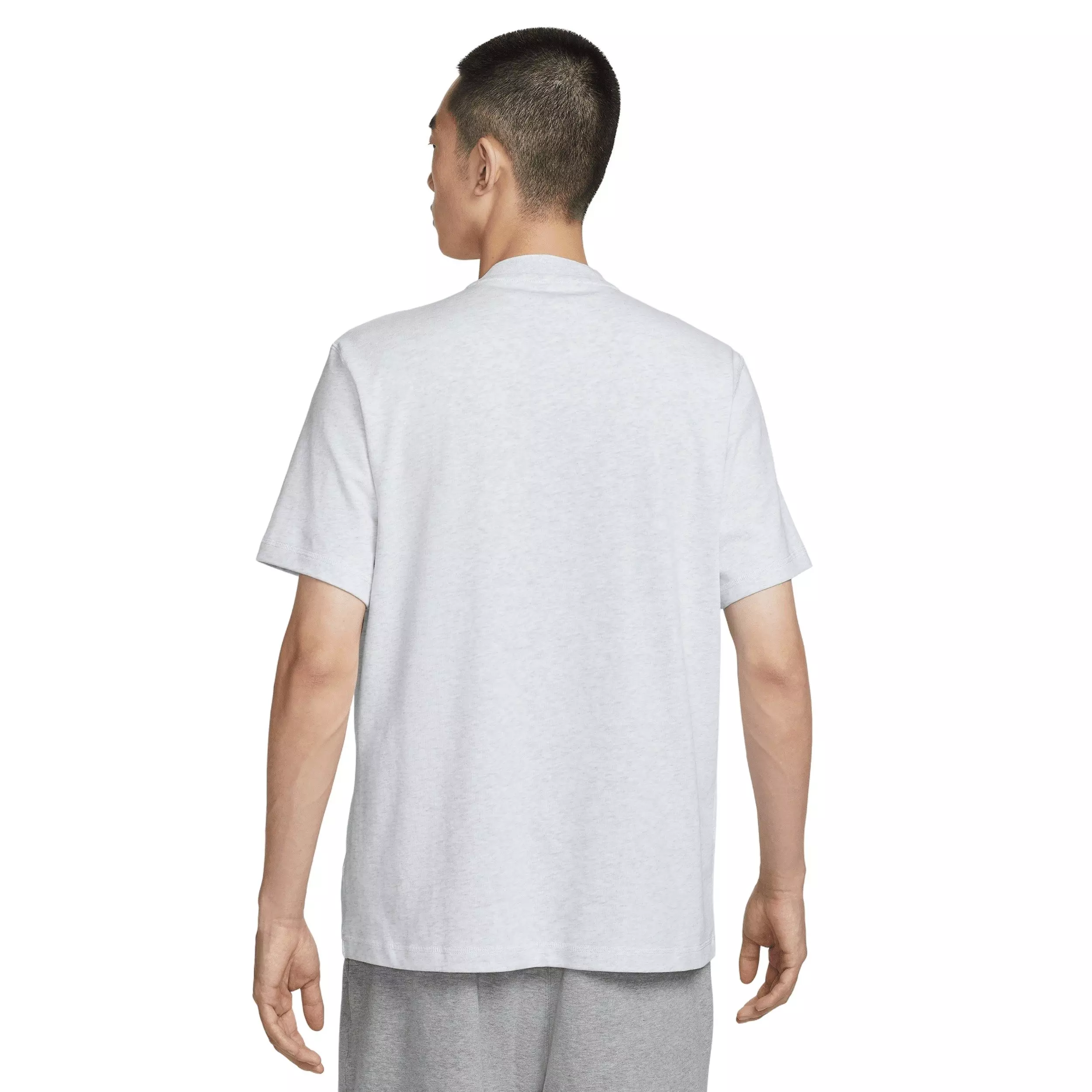 Nike Men's Club Short-Sleeve Henley - BIRCH HEATHER