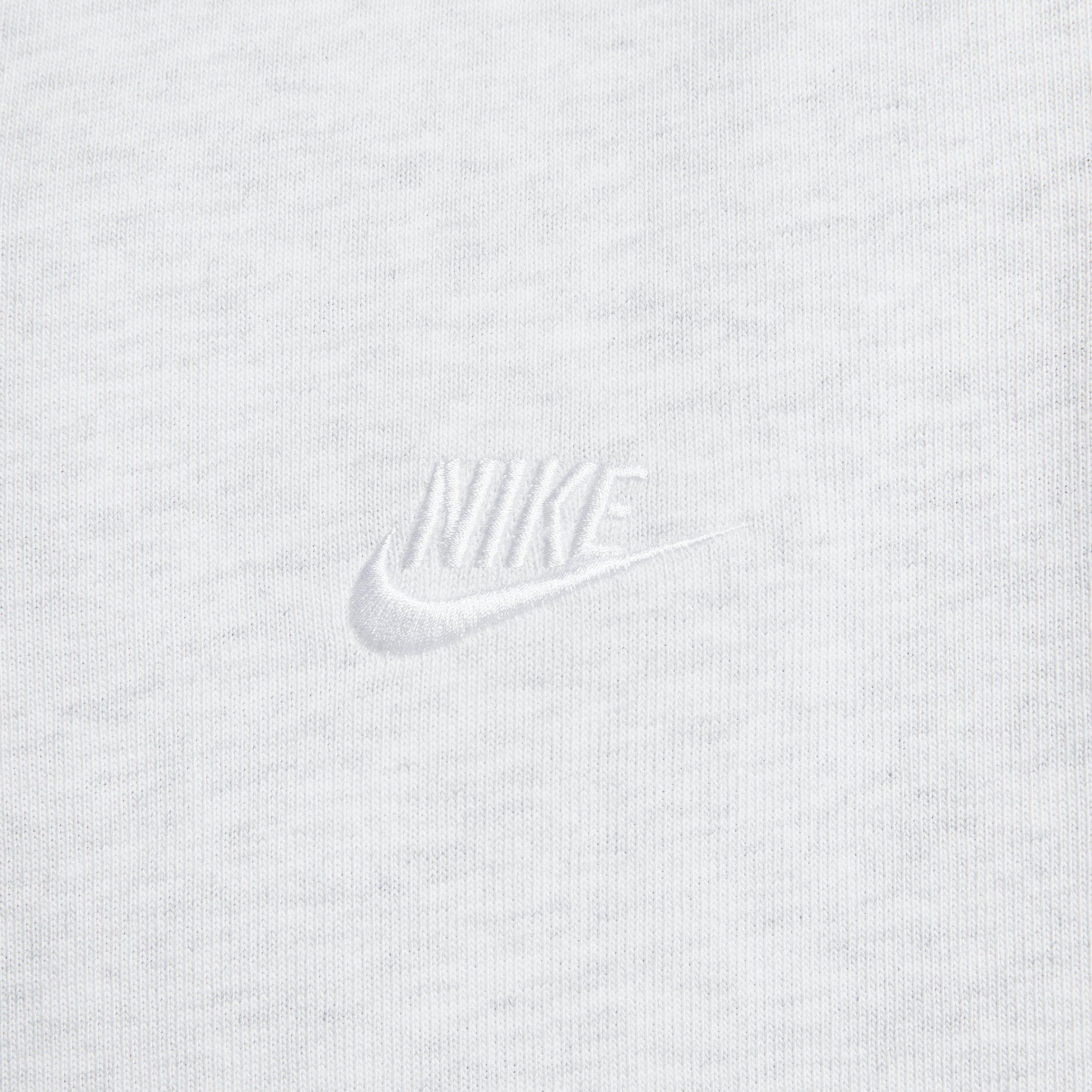 Nike Men's Club Short-Sleeve Henley - BIRCH HEATHER Thumbnail View 4