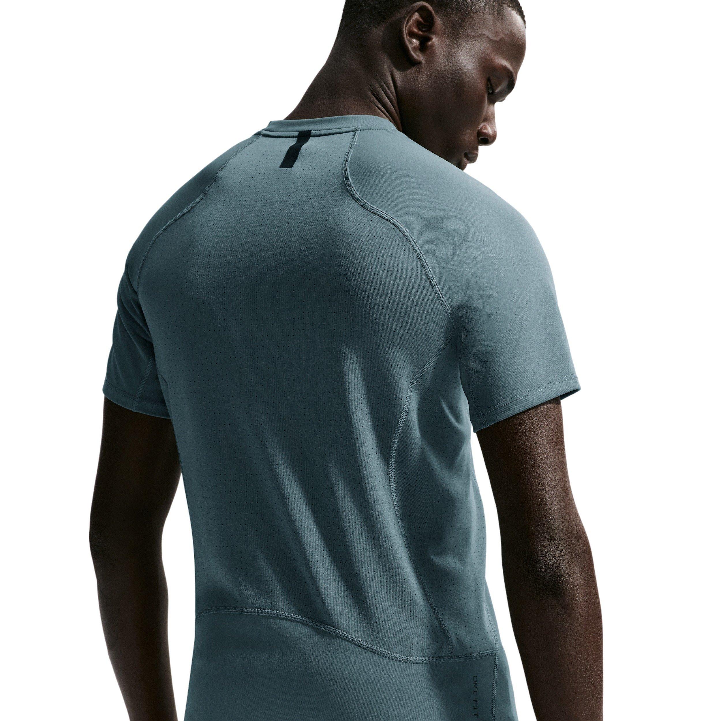 Nike Men's Pro Training Dri-FIT Short-Sleeve Top - Mineral Slate - MINERAL SLATE
