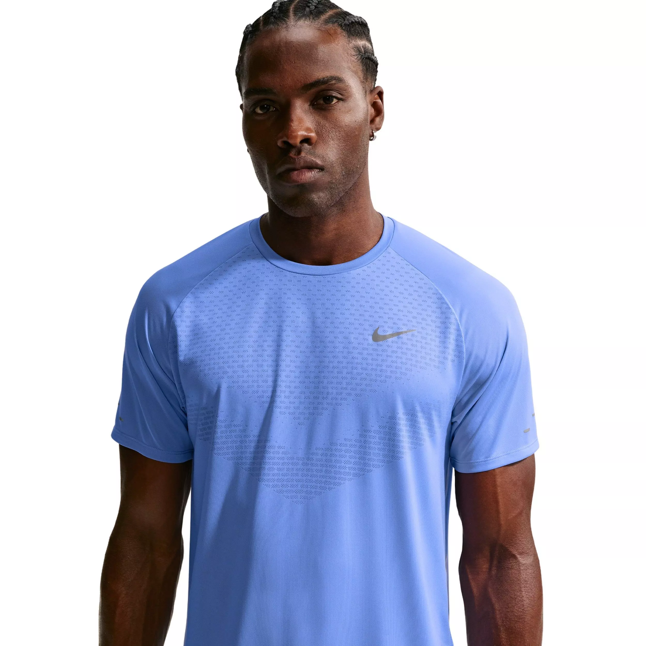 Nike Men's Stride Dri-FIT ADV Short Sleeve Running Top - BLUE