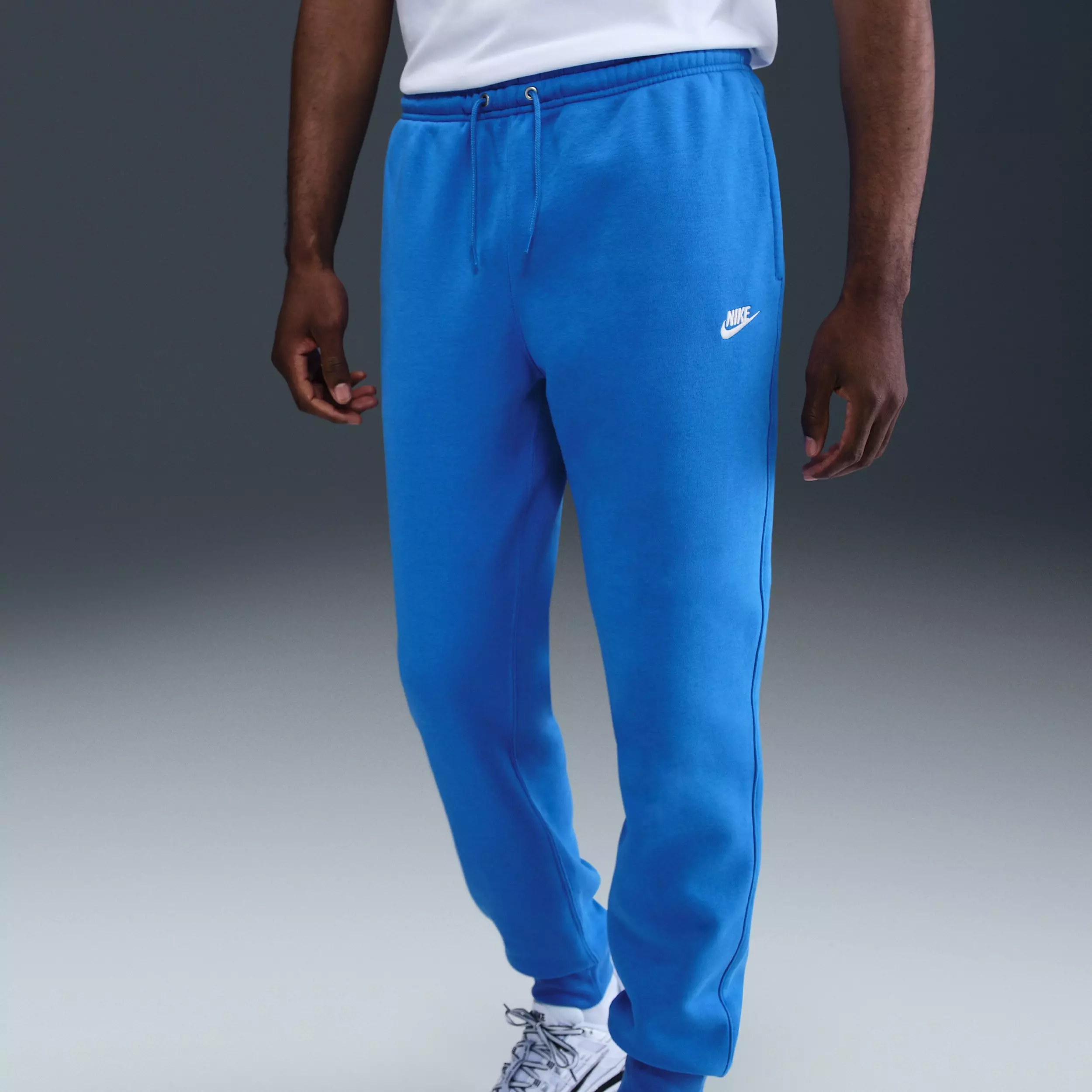 Nike Men's Club Fleece Joggers - Blue - BLUE